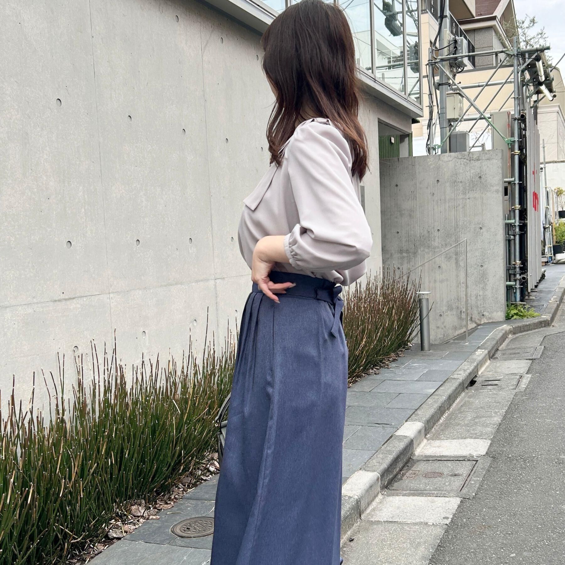 Couture broach「【フェミニン・通勤】肩リボンシフォンブラウス」|シャツ・ブラウス|