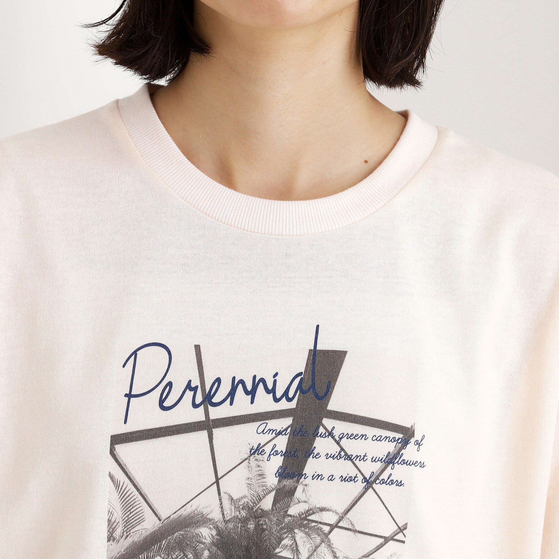 THE SHOP TK「カレッジ＆フォトプリントTシャツ【洗濯機OK】」|Tシャツ・カットソー|