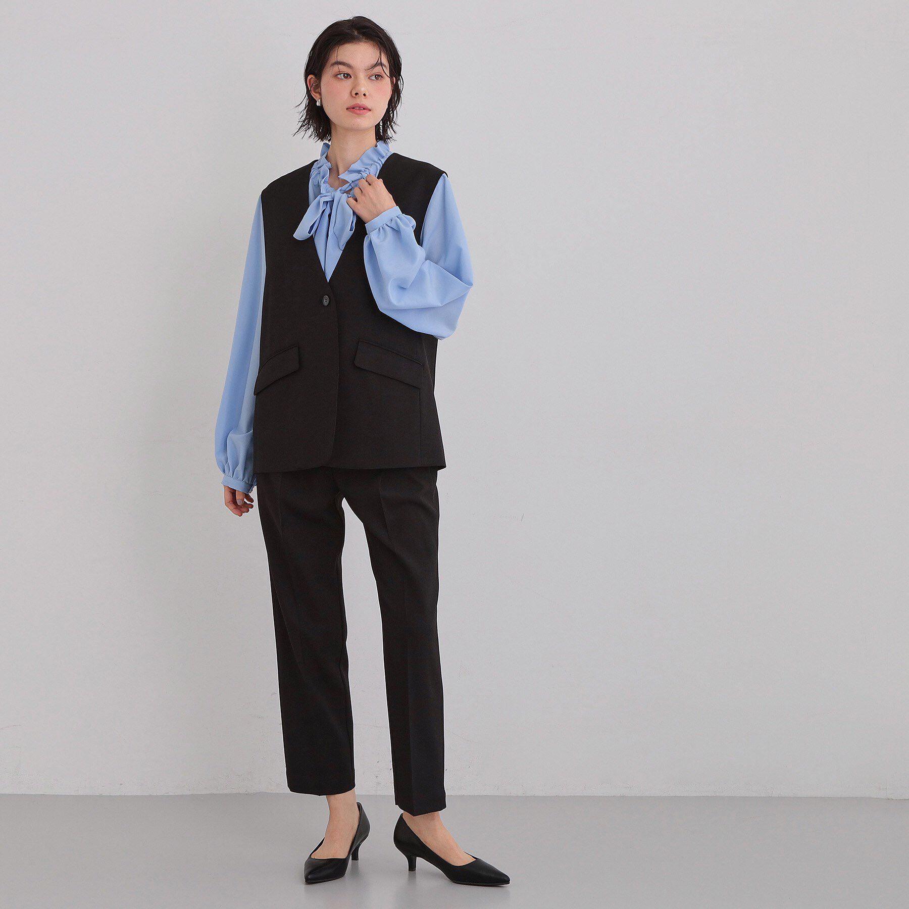 THE SHOP TK「【お仕事にもカジュアルにも】CAVIAN ジレ/セットアップ可」|ベスト・ジレ|