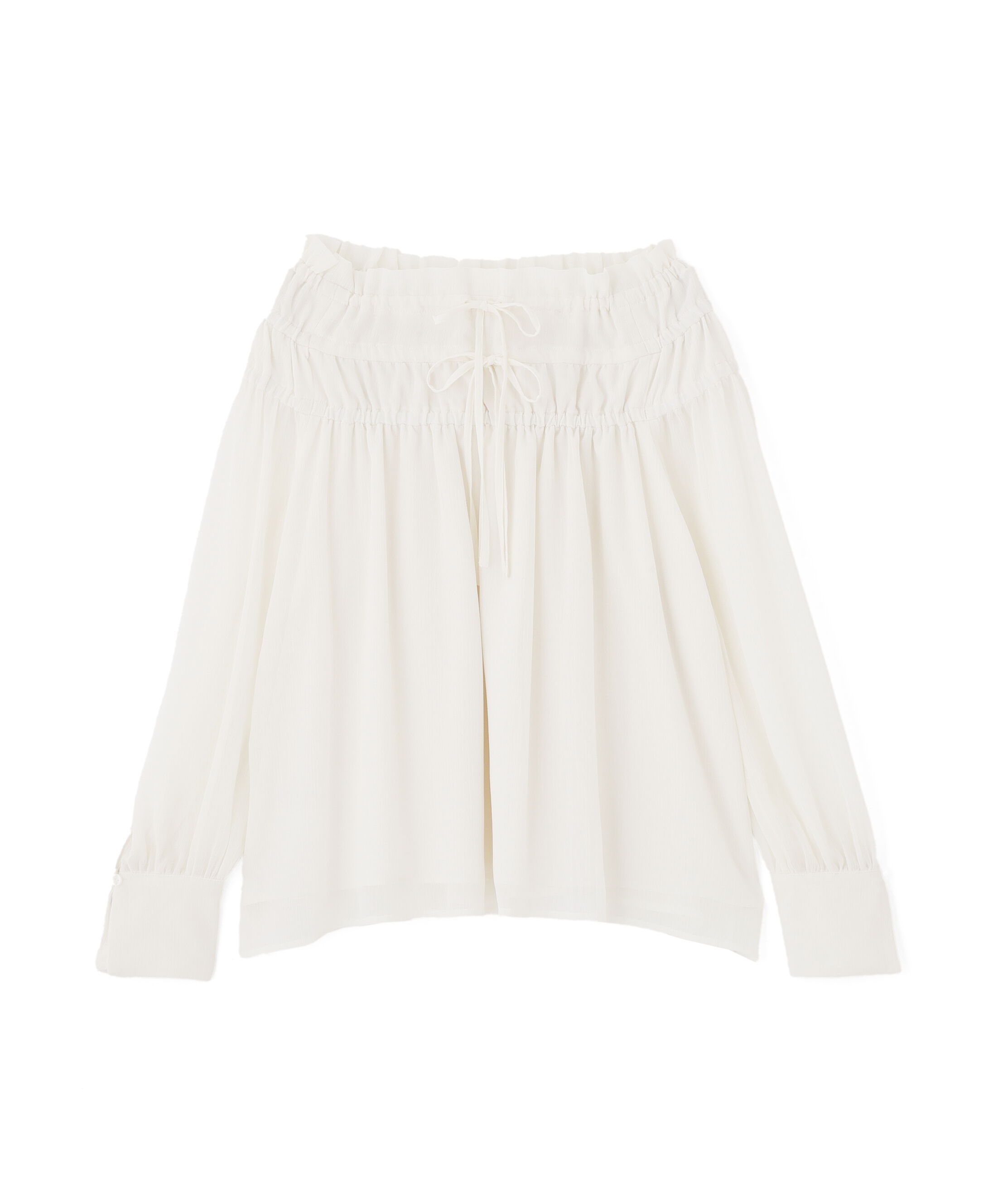  「シャーリングショルダーブラウス」|シャツ・ブラウス|