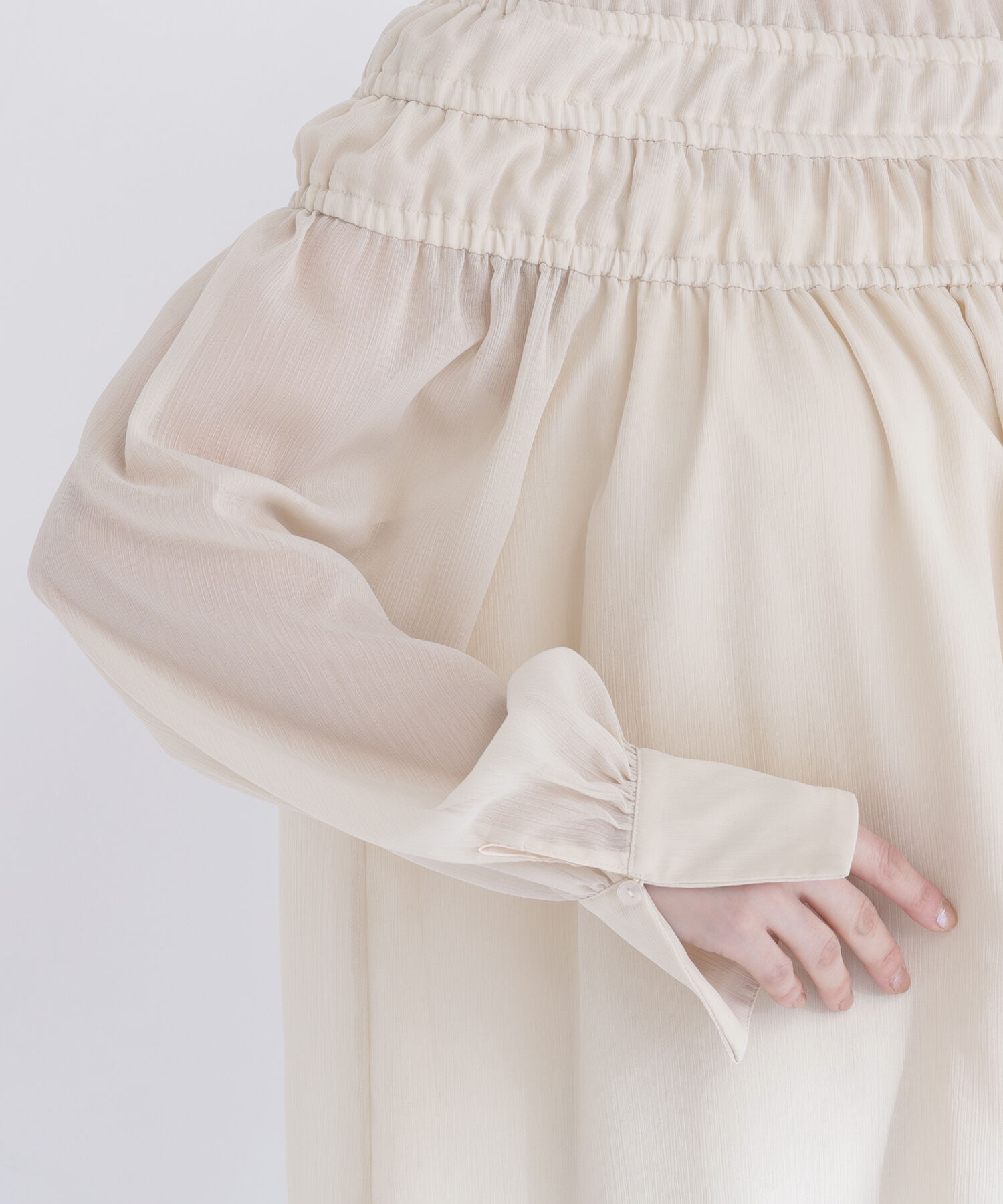  「シャーリングショルダーブラウス」|シャツ・ブラウス|