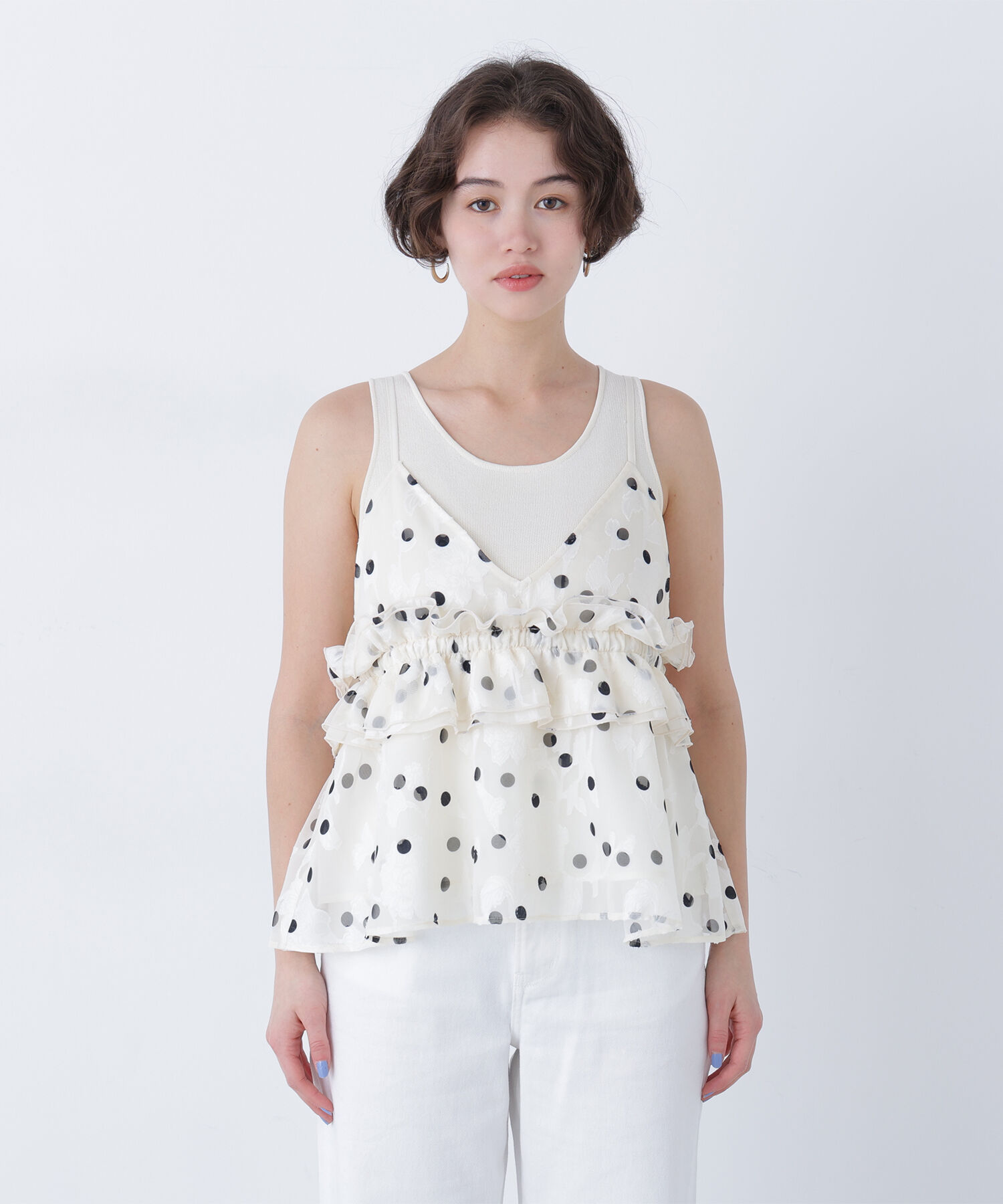  「〈N.〉ドットキャミビスチェ」|シャツ・ブラウス|