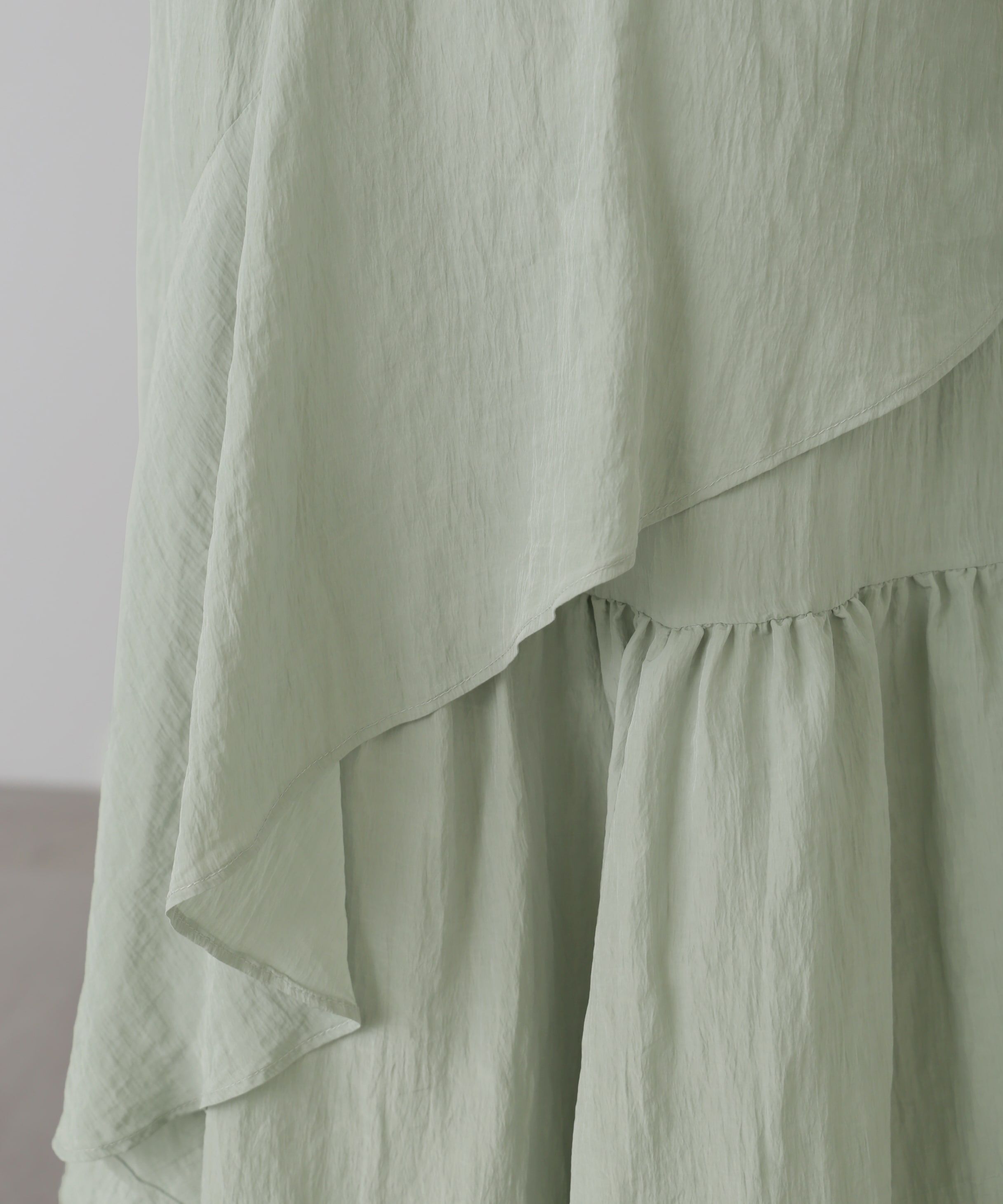  「ワッシャーランダムティアードスカート」|スカート|