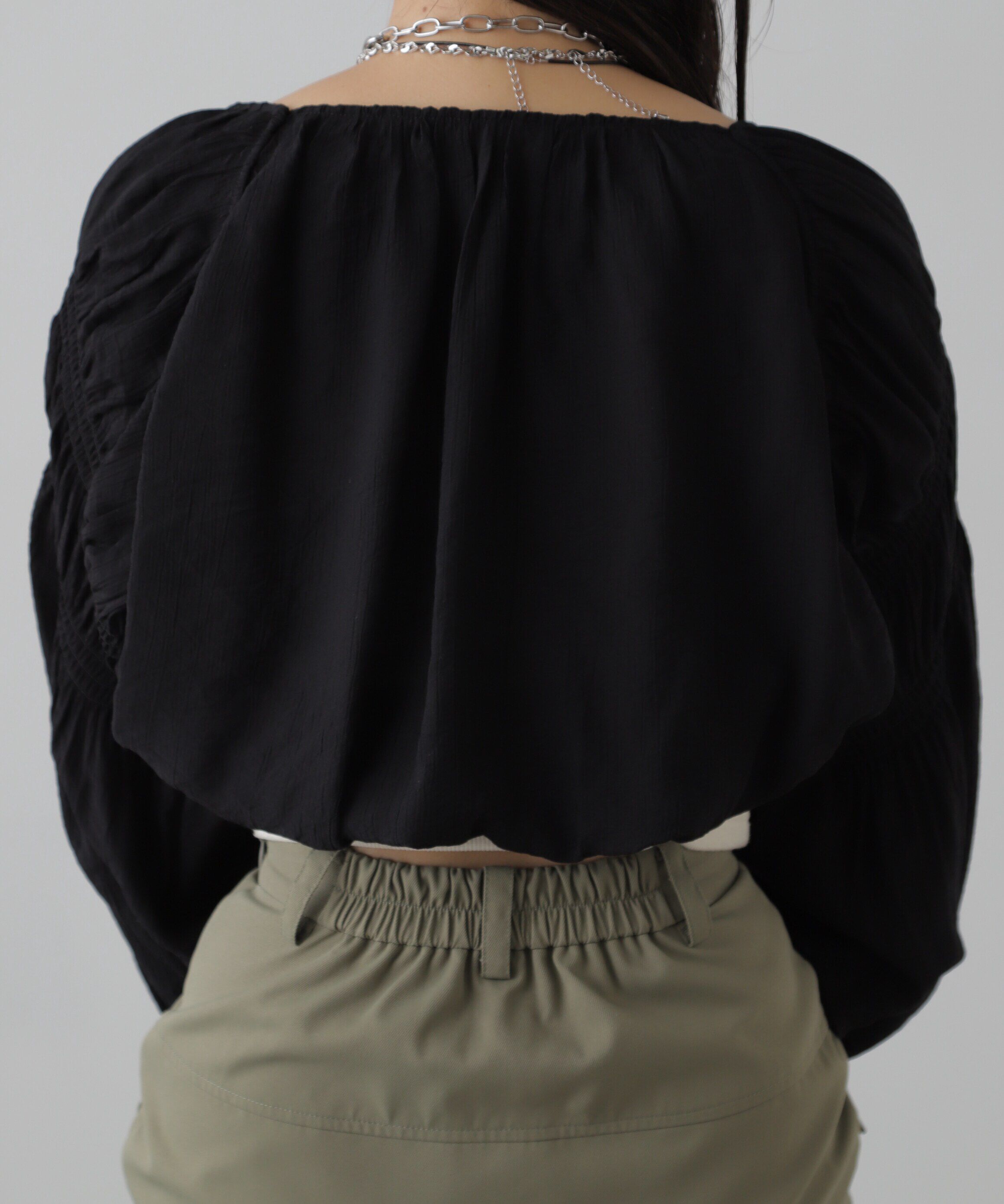  「ショート丈ボレロブラウス」|シャツ・ブラウス|