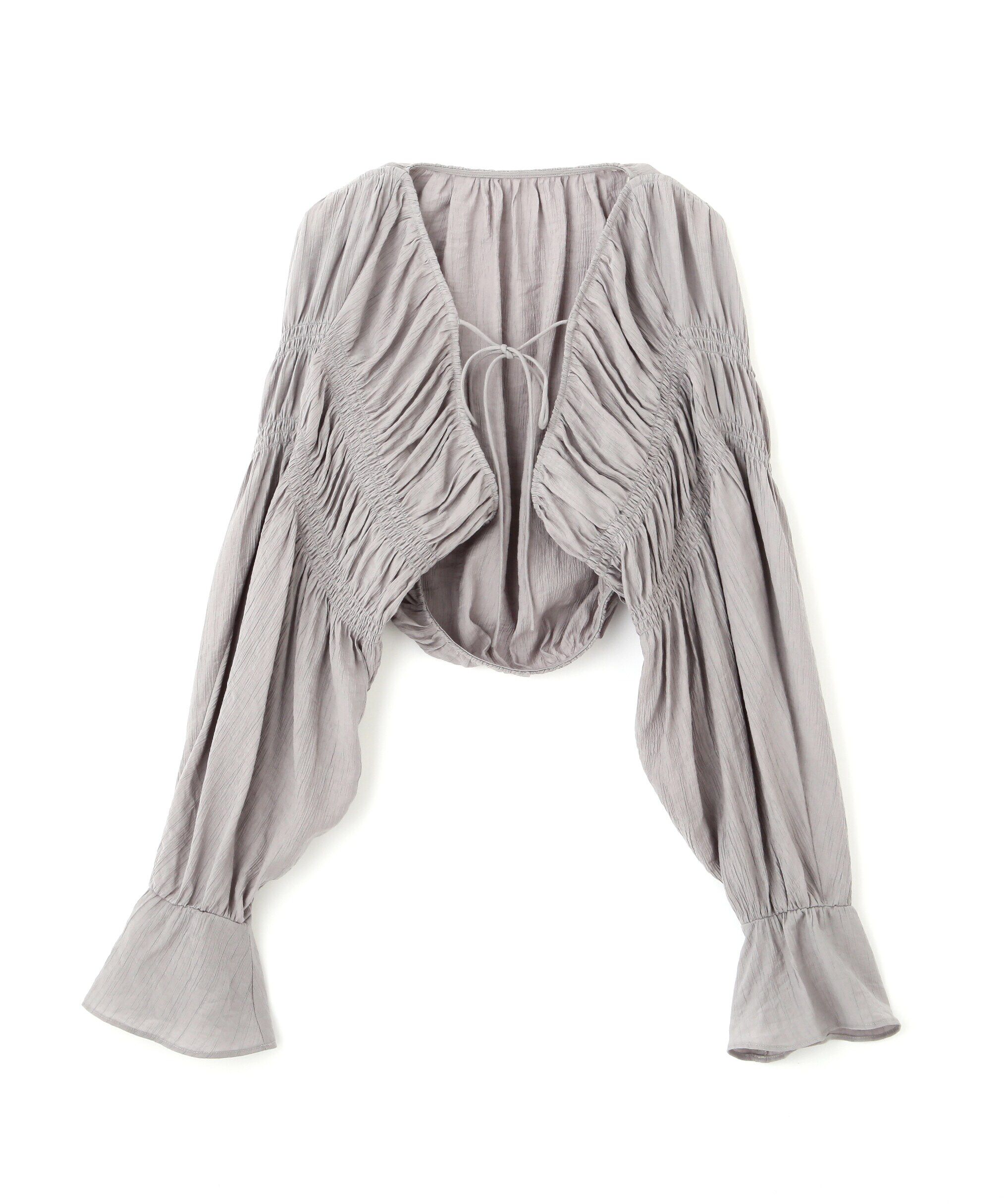  「ショート丈ボレロブラウス」|シャツ・ブラウス|