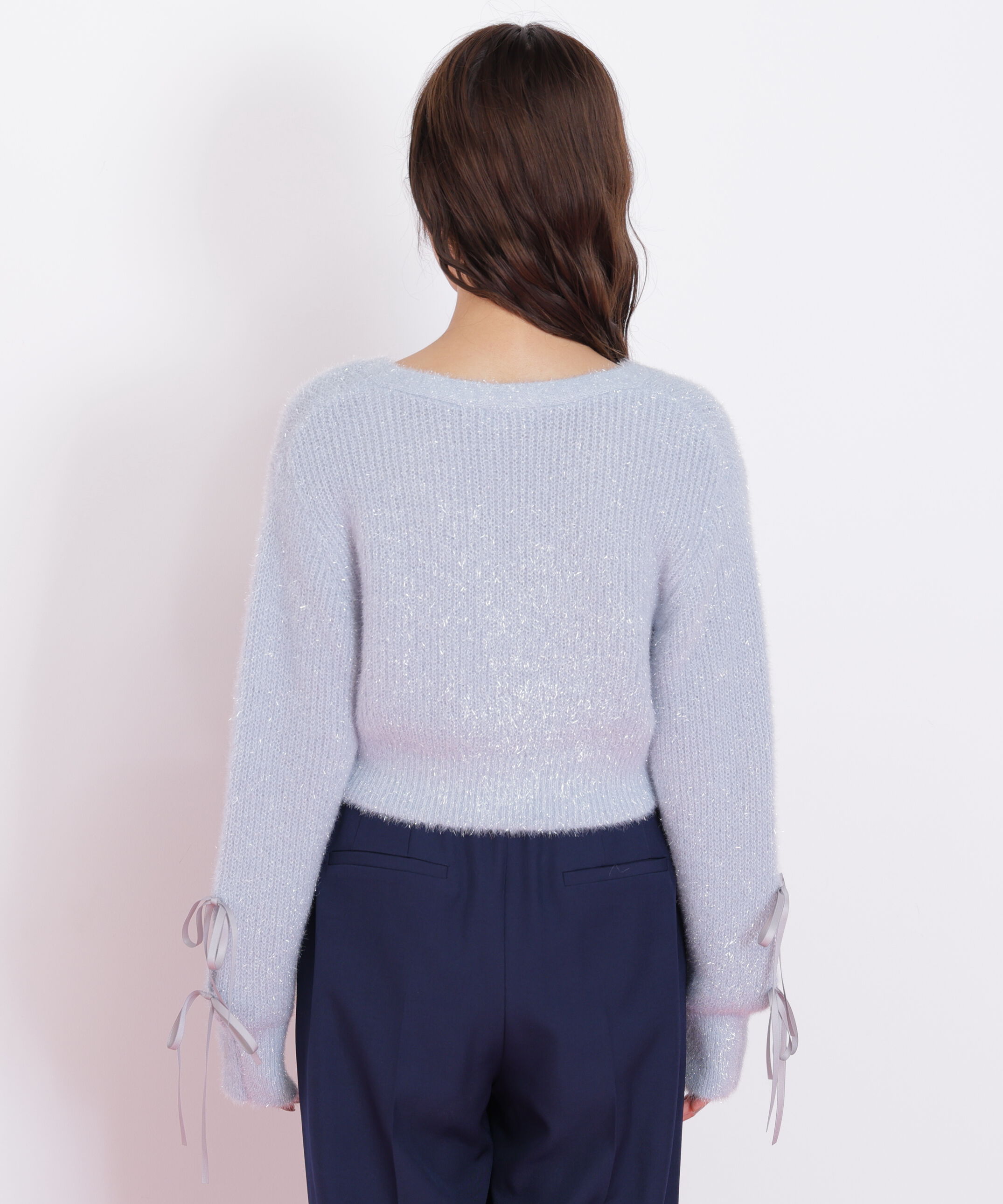  「フィルムフェザーヤーンカーディガン」|ニット・セーター|