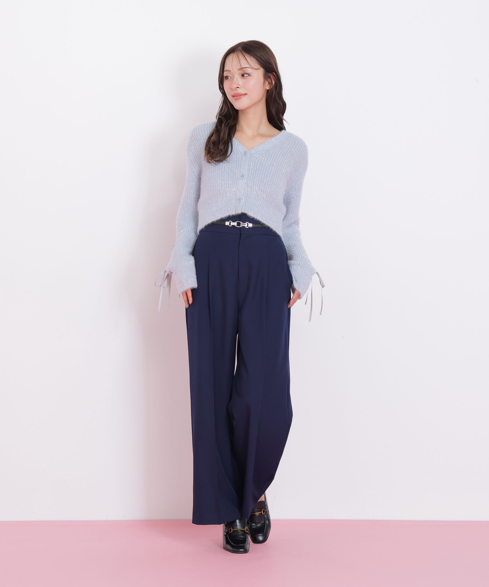  「フィルムフェザーヤーンカーディガン」|ニット・セーター|