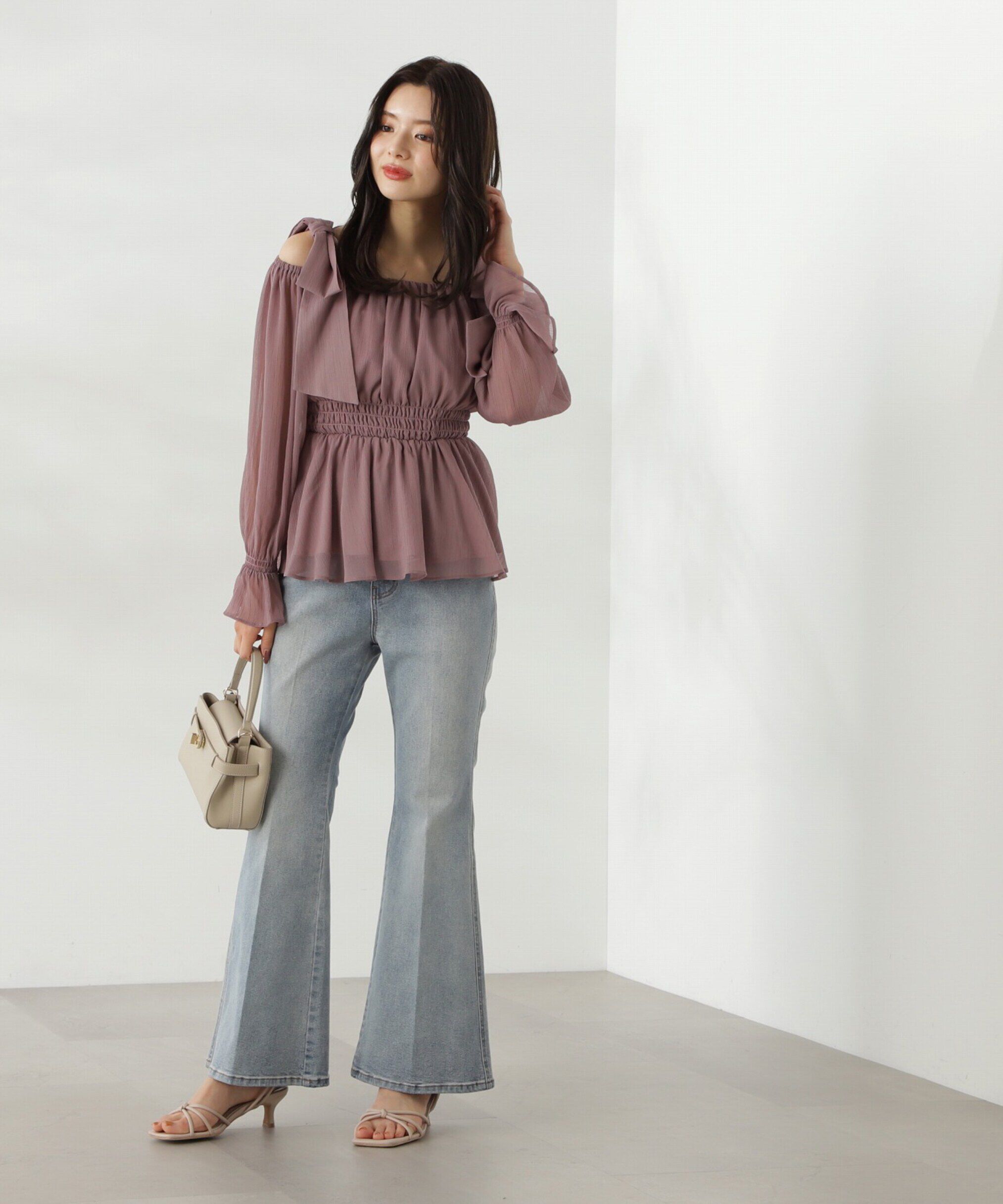 PROPORTION BODY DRESSING「ベルボトムデニムパンツ24AW」|その他|