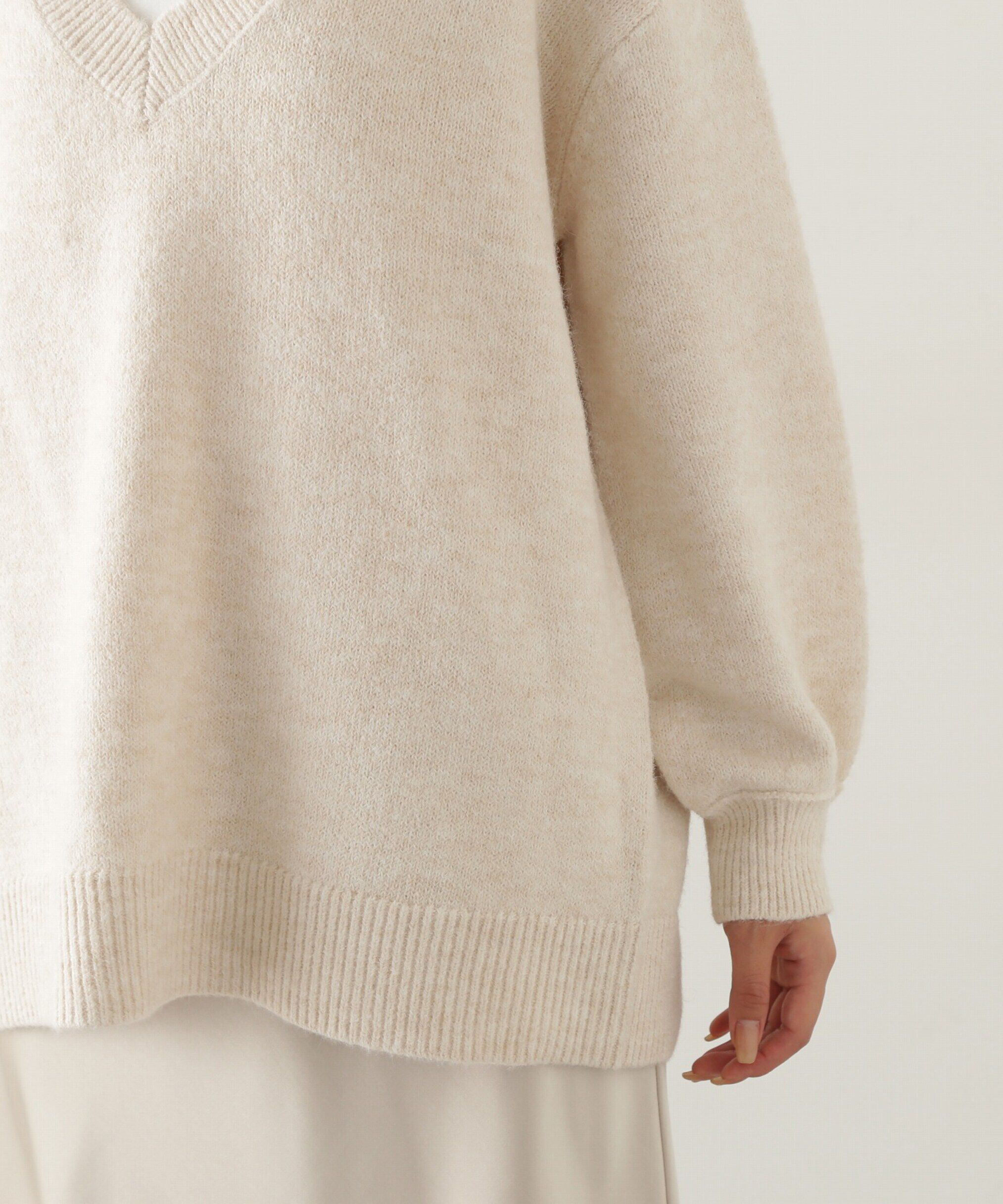 PROPORTION BODY DRESSING「深Vニット　24AW」|ニット・セーター|