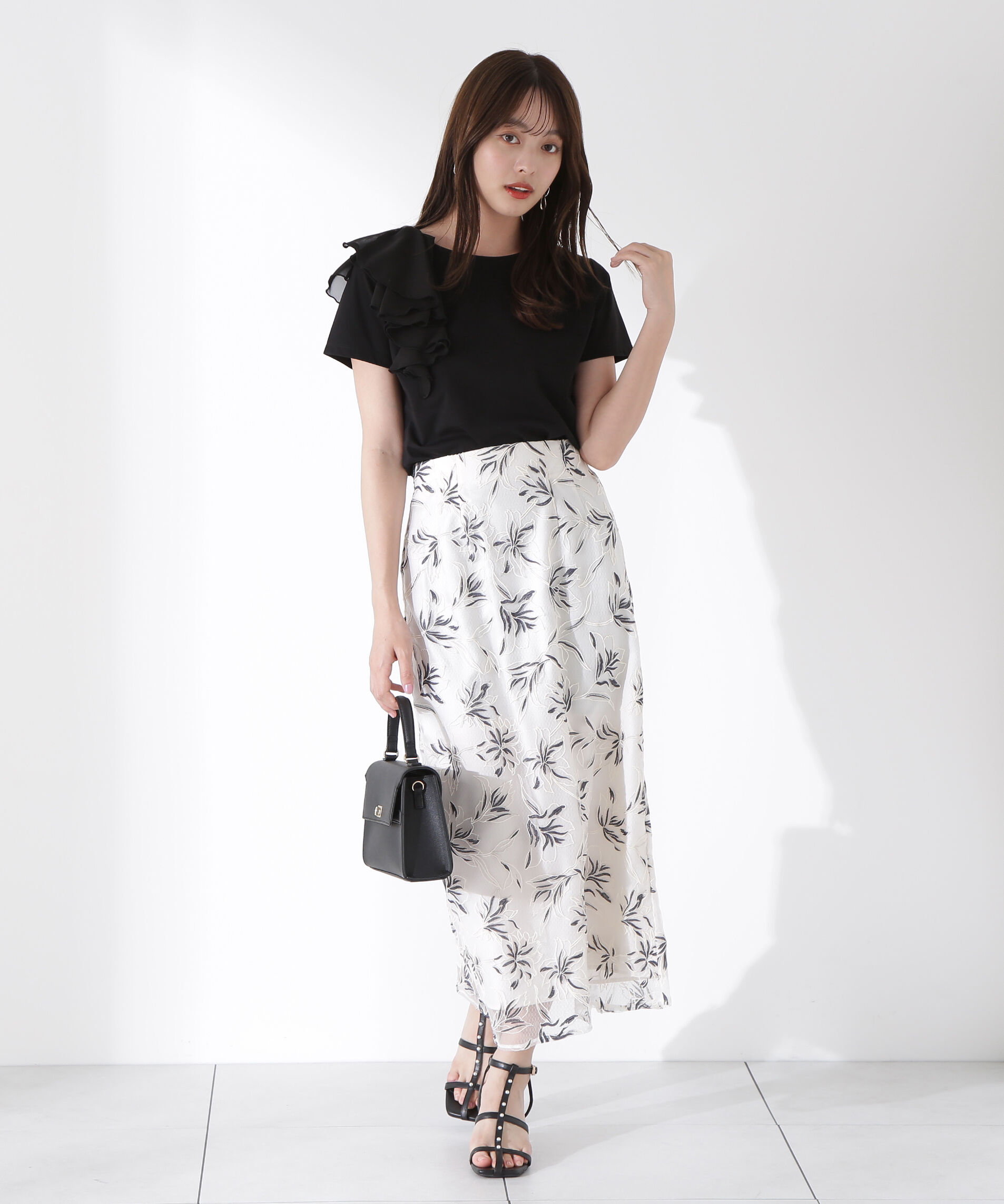 PROPORTION BODY DRESSING「アシメフリルカットソー」|Tシャツ・カットソー|