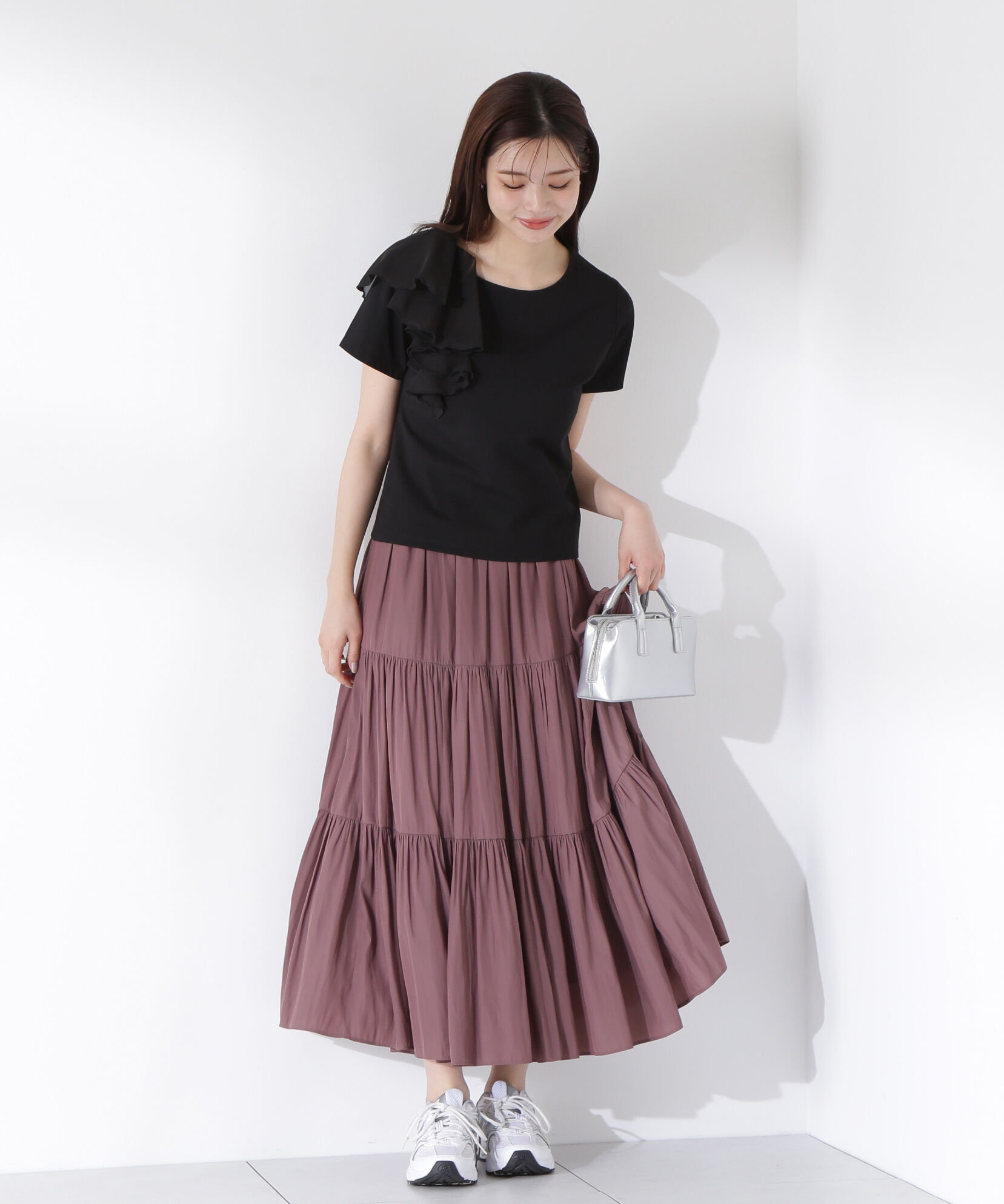 PROPORTION BODY DRESSING「アシメフリルカットソー」|Tシャツ・カットソー|