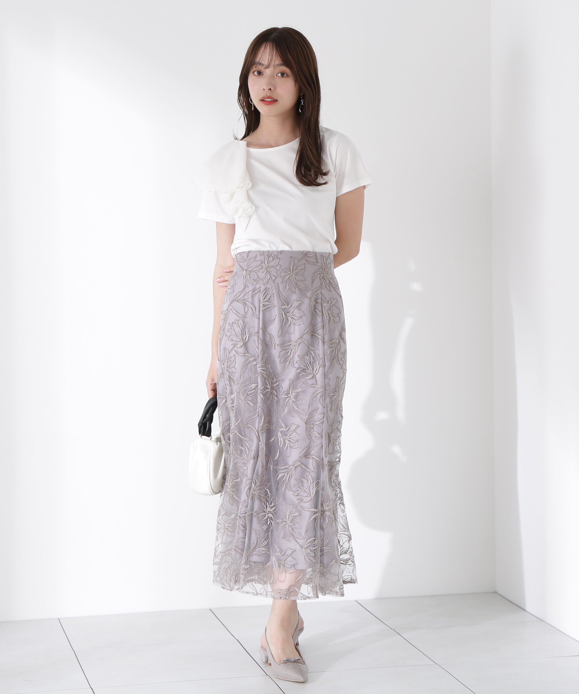 PROPORTION BODY DRESSING「アシメフリルカットソー」|Tシャツ・カットソー|