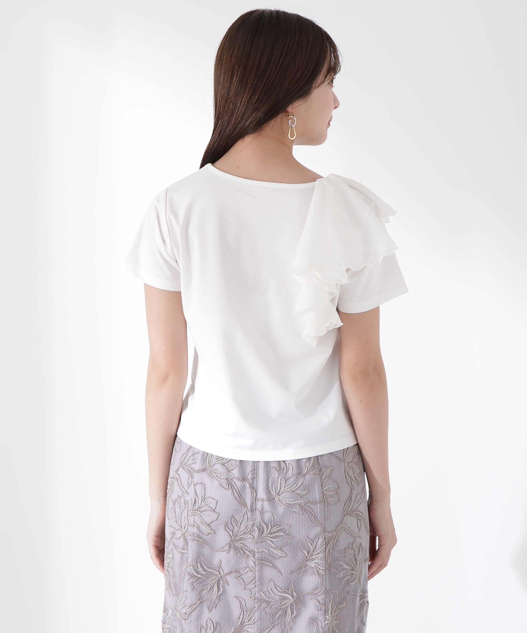 PROPORTION BODY DRESSING「アシメフリルカットソー」|Tシャツ・カットソー|