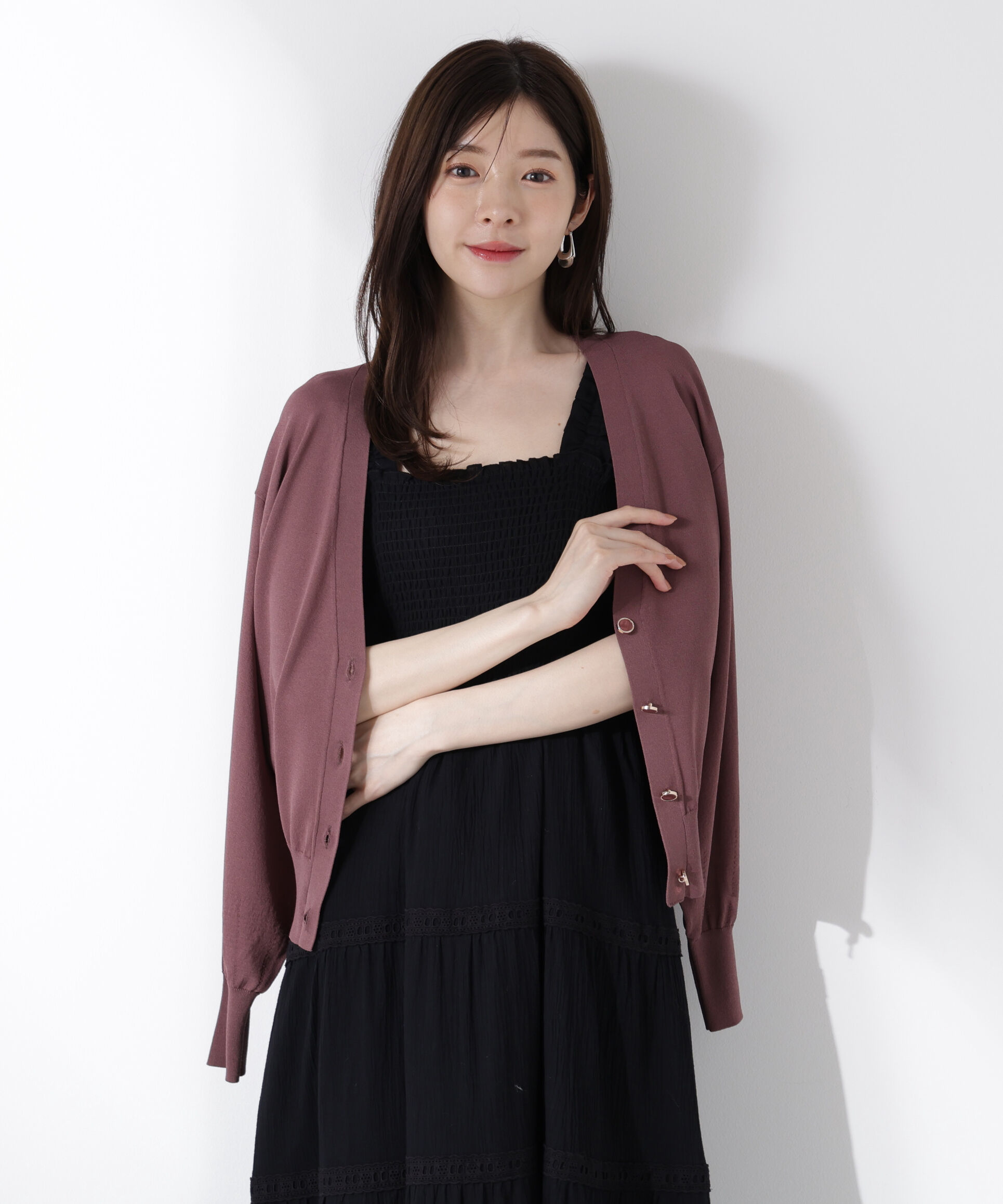 PROPORTION BODY DRESSING「《EDIT COLOGNE》レース付きティアードワンピース」|ワンピース|