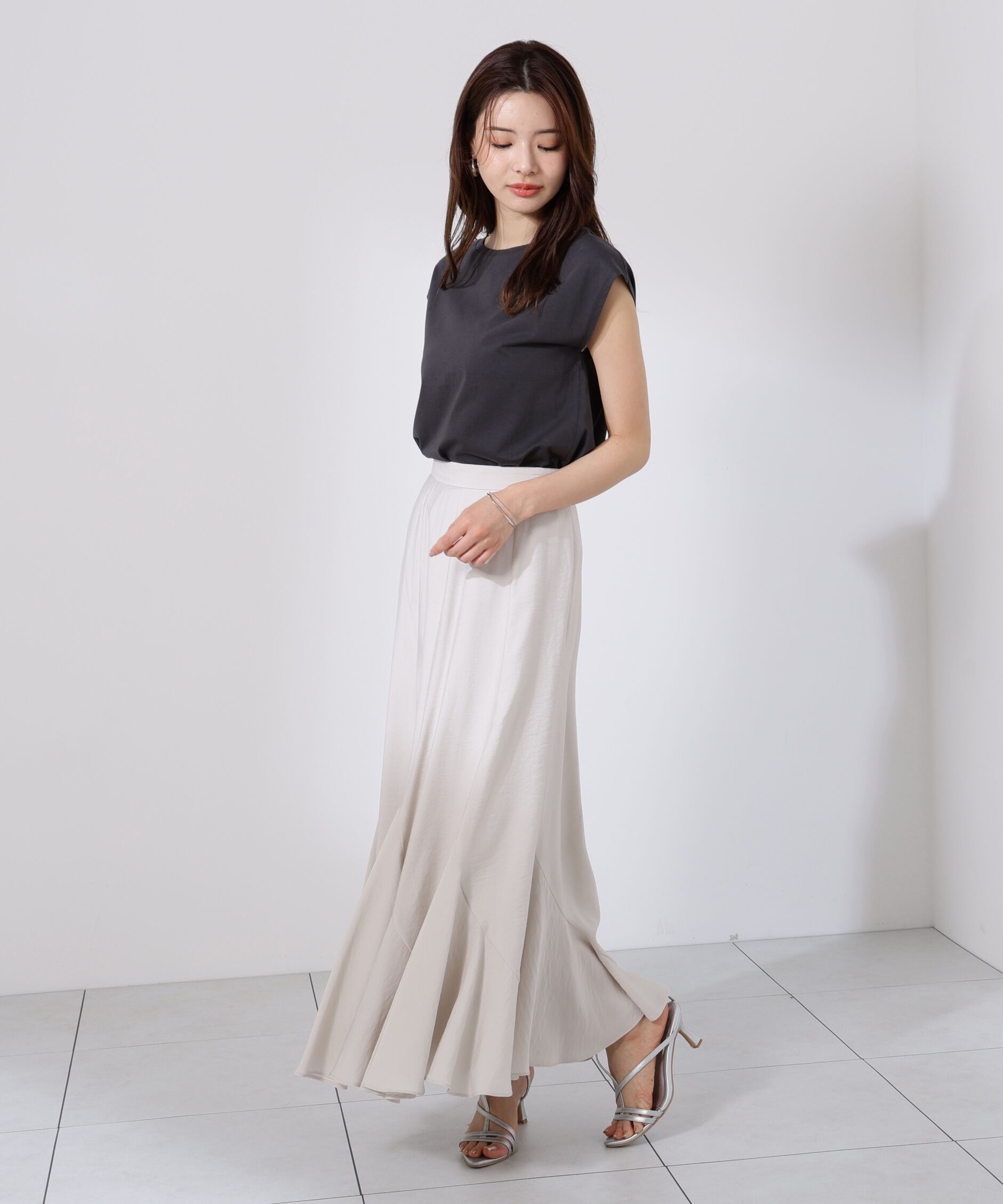 PROPORTION BODY DRESSING「エスカルゴマーメイドフレアスカート」|スカート|