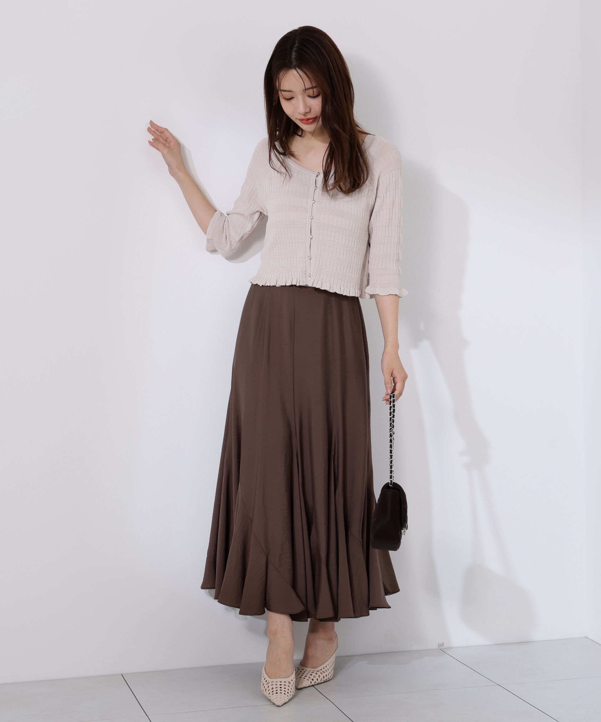 PROPORTION BODY DRESSING「エスカルゴマーメイドフレアスカート」|スカート|