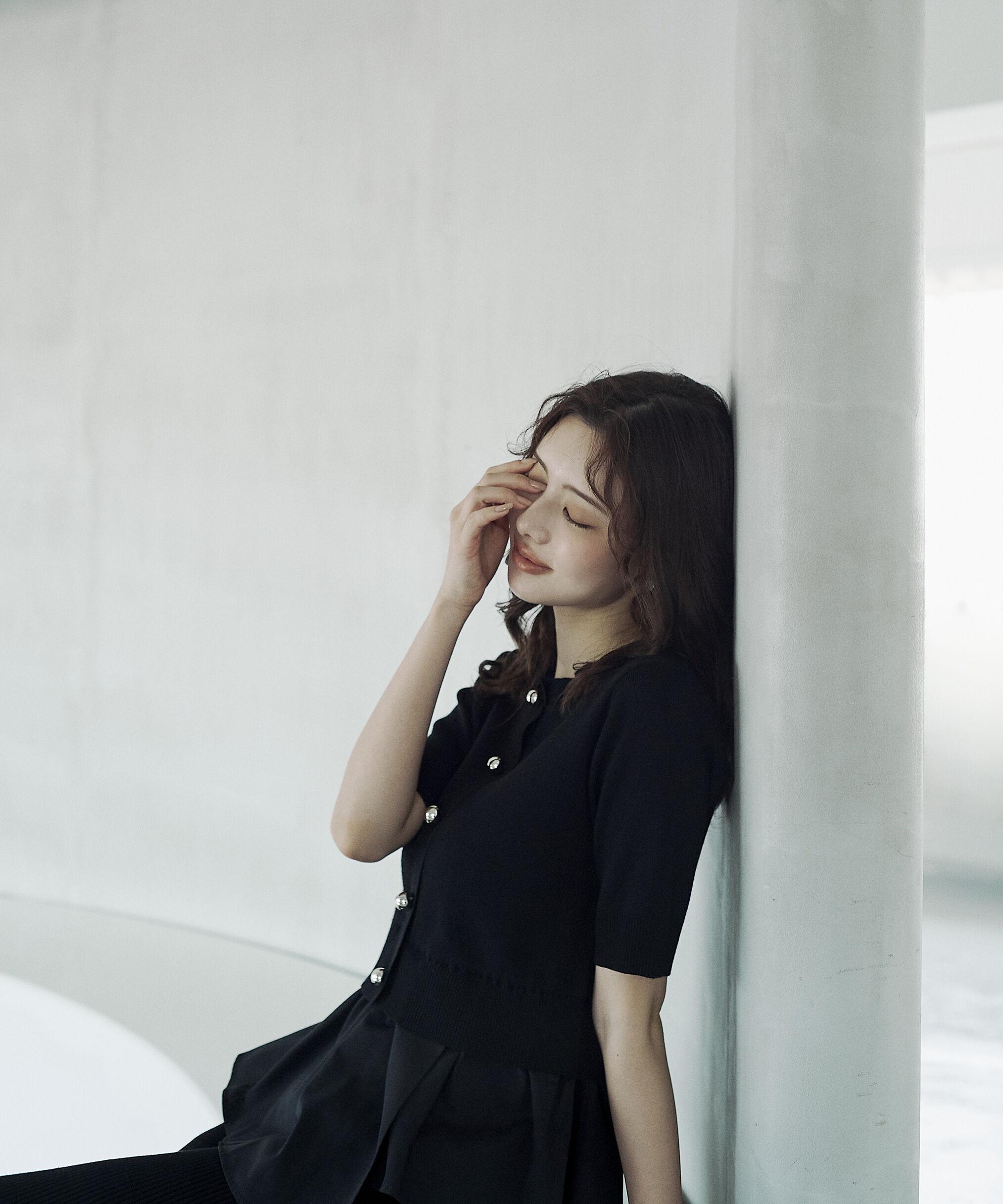 PROPORTION BODY DRESSING「レイヤード風ニットセットアップ」|ワンピース|