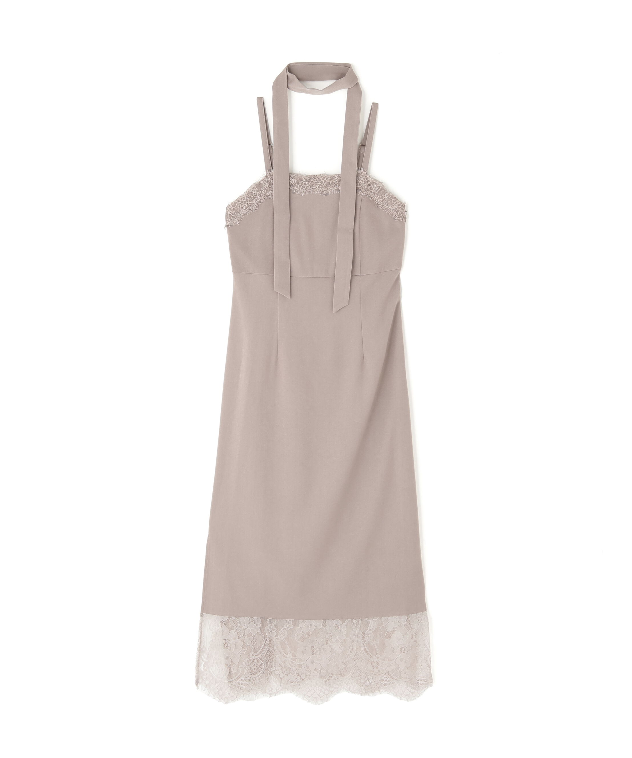 PROPORTION BODY DRESSING「レース付きキャミワンピース 25AW」|ワンピース|