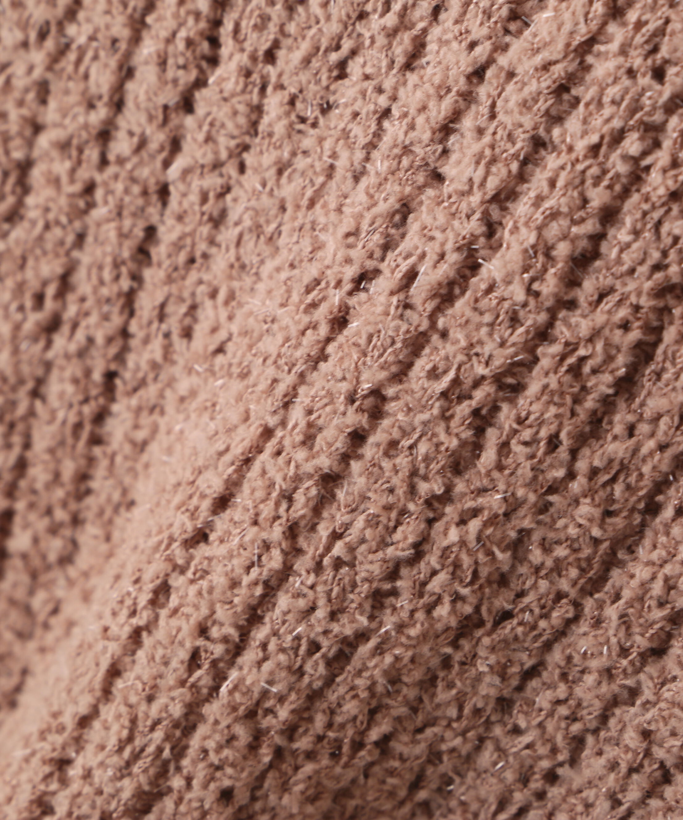 PROPORTION BODY DRESSING「フィルムモール短丈ニット 25AW」|ニット・セーター|