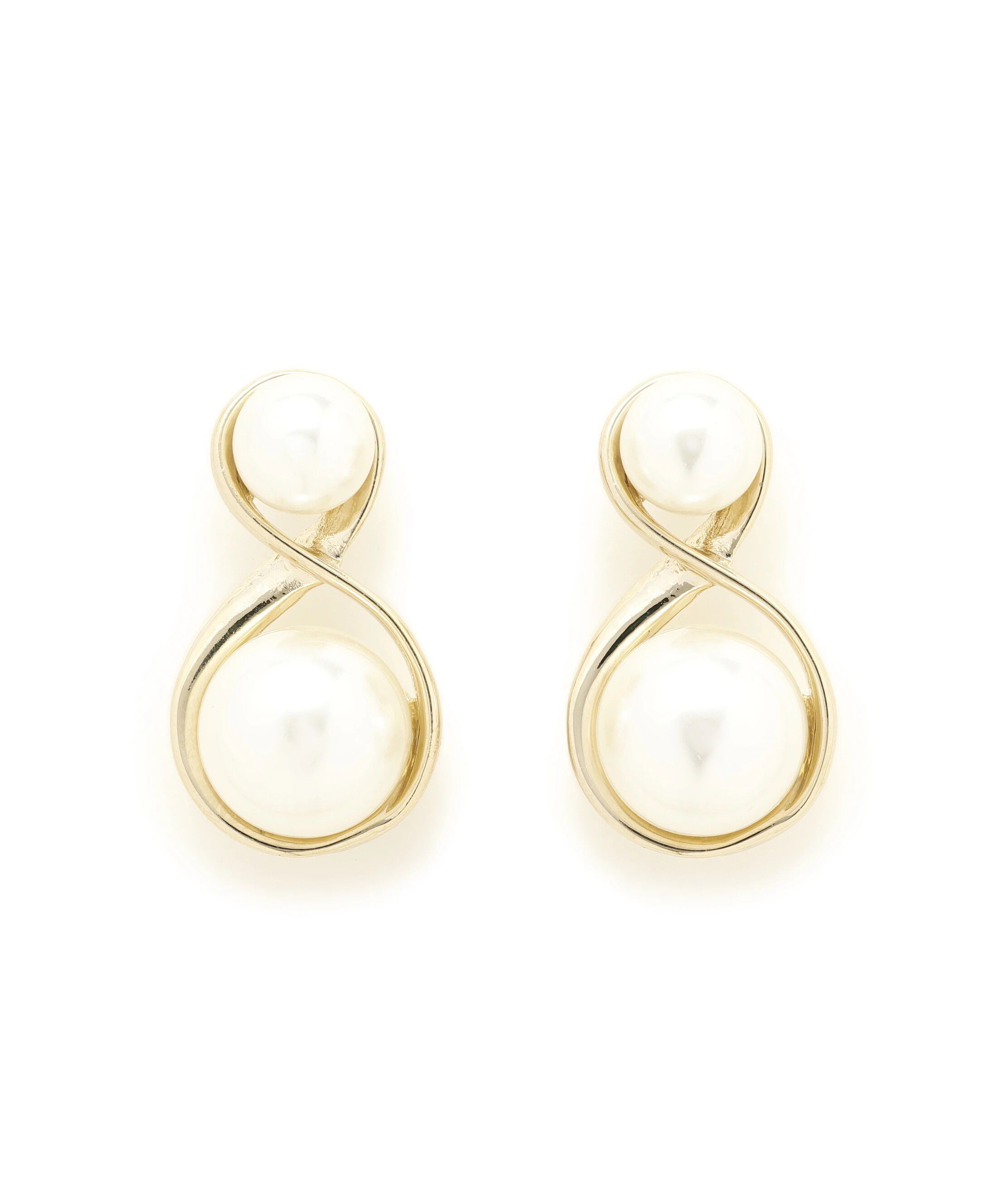 PROPORTION BODY DRESSING「ゴールドツイストパールピアス」|その他|ゴールド