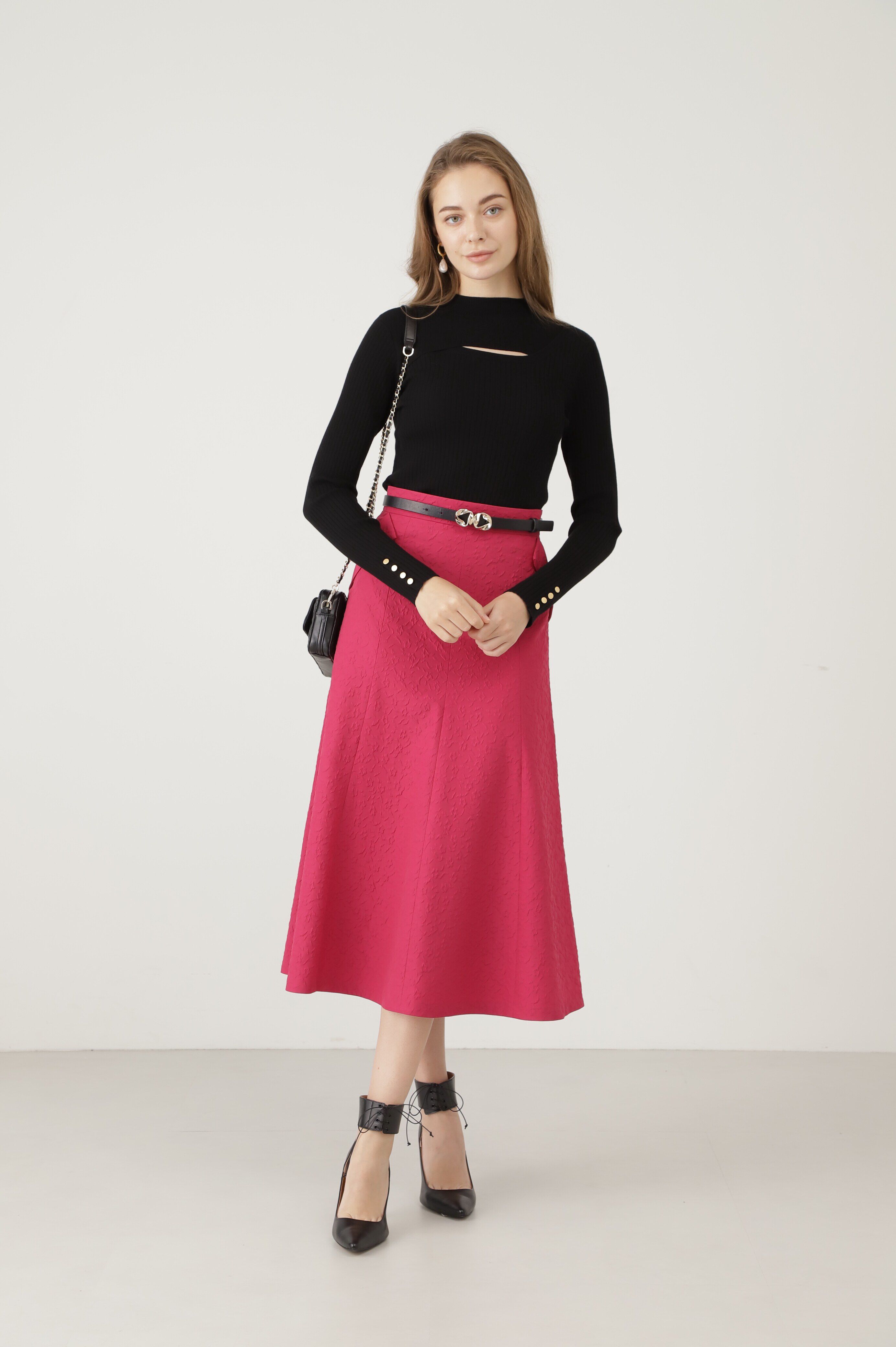  「ツイストバックル細ベルト」|ベルト|