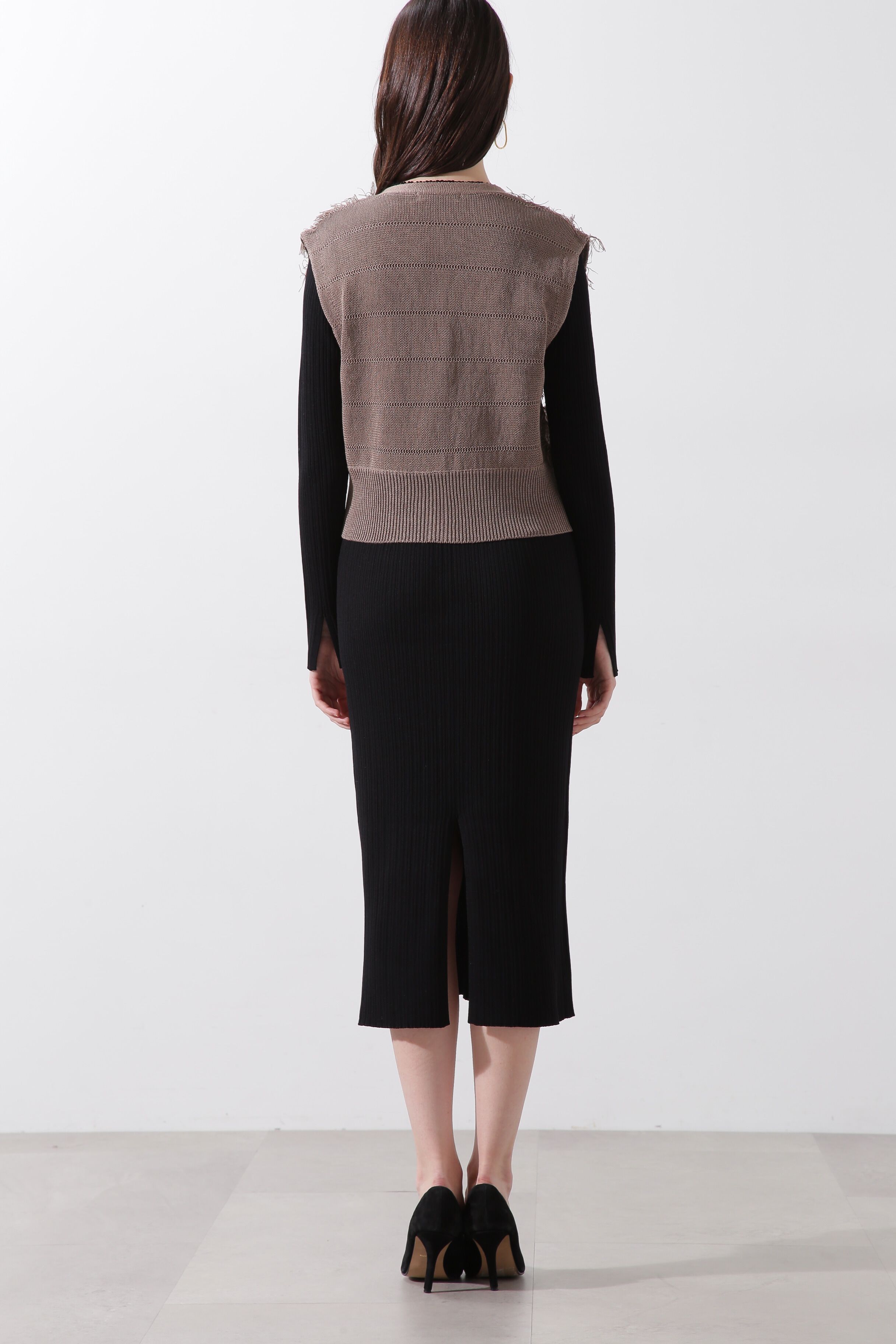  「◆レイヤードニットワンピース」|ワンピース|