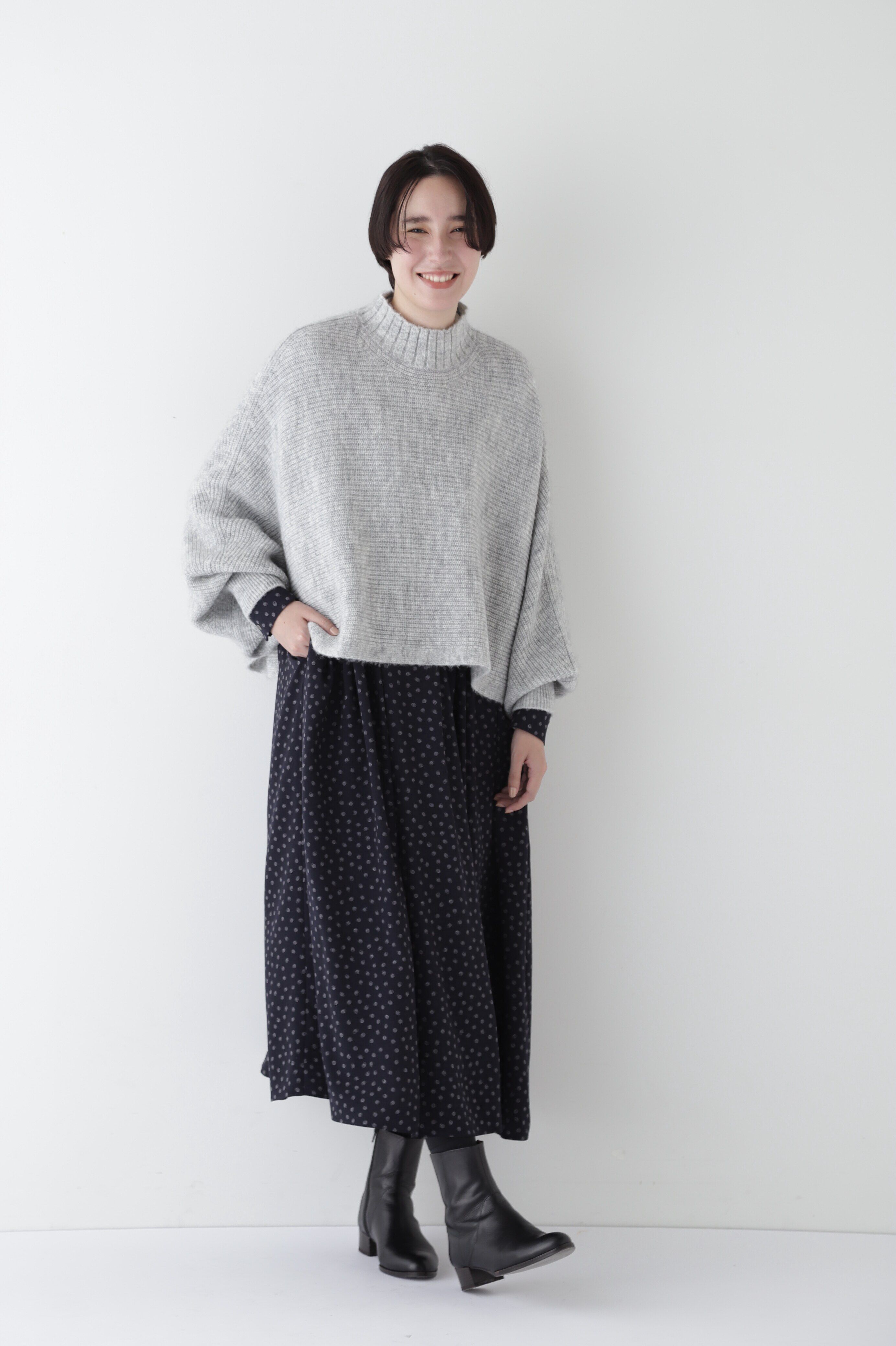  「◆デシンドットプリントワンピース」|ワンピース|