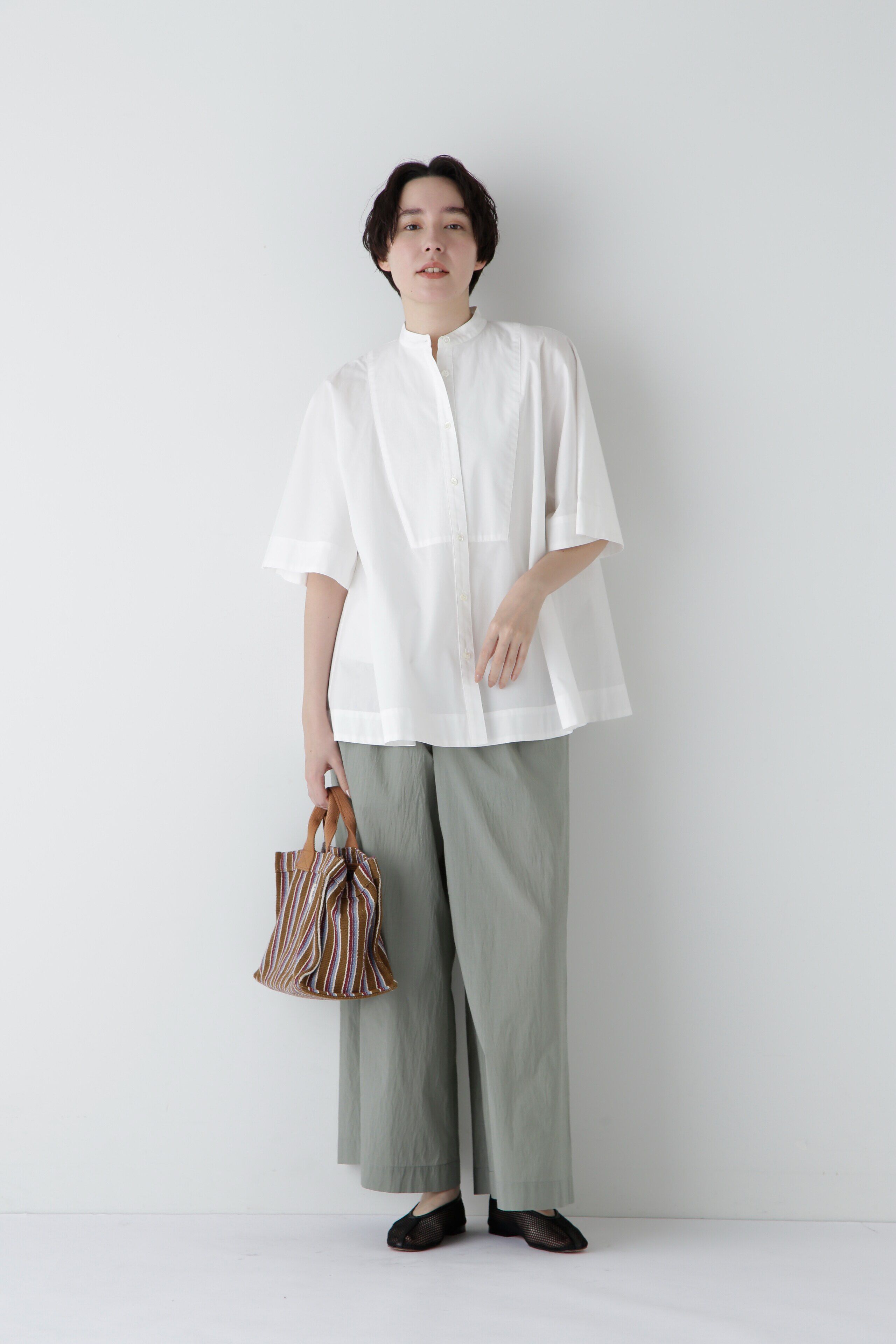  「◆エアリーコットンタックワイドパンツ」|その他|