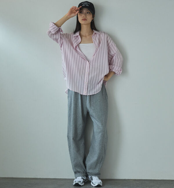 Doux archives「シアー２ＷＡＹシャツ（ストライプ／チェック）」|シャツ・ブラウス|