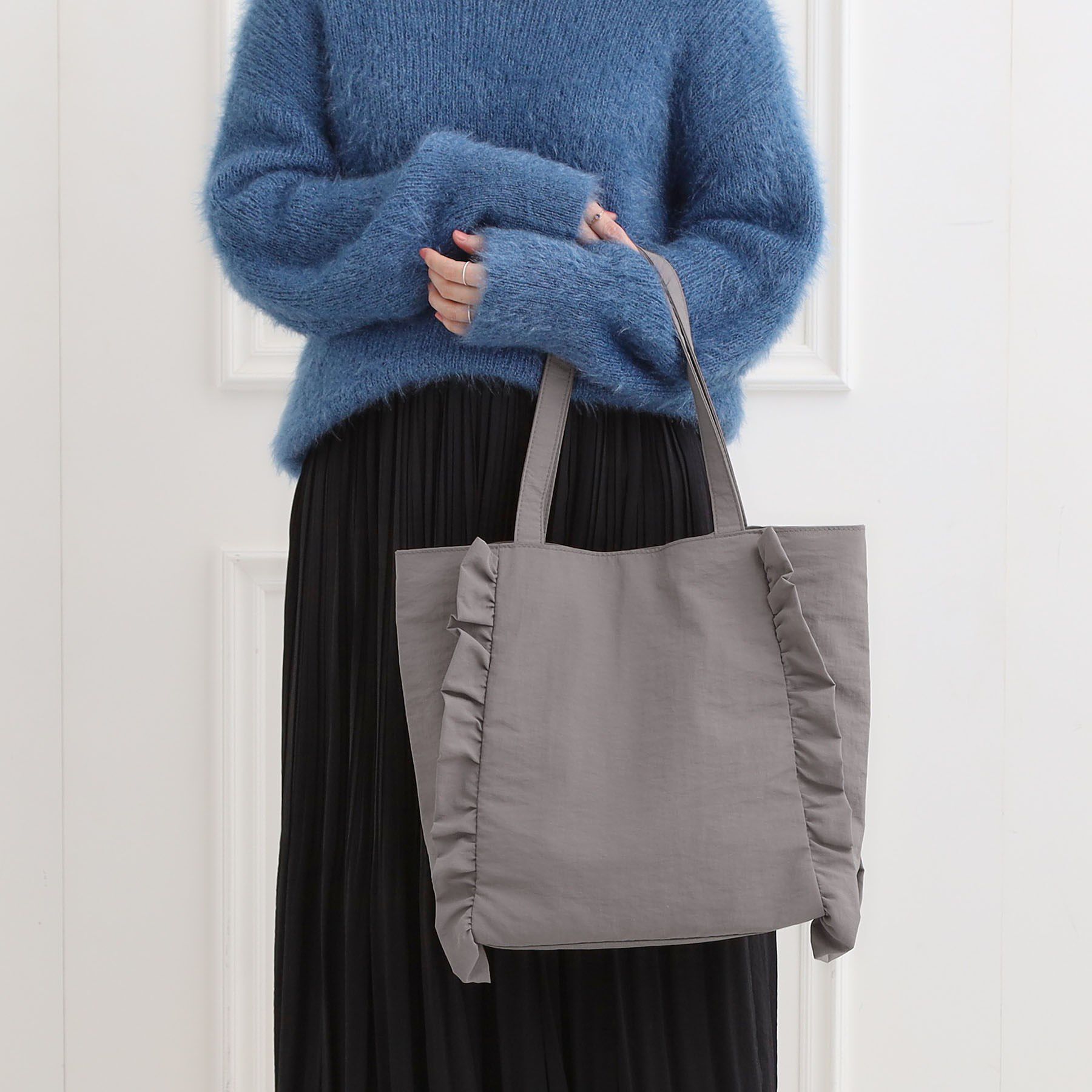 SHOO･LA･RUE「【セレモニー】フリルトートバッグ」|トートバッグ|