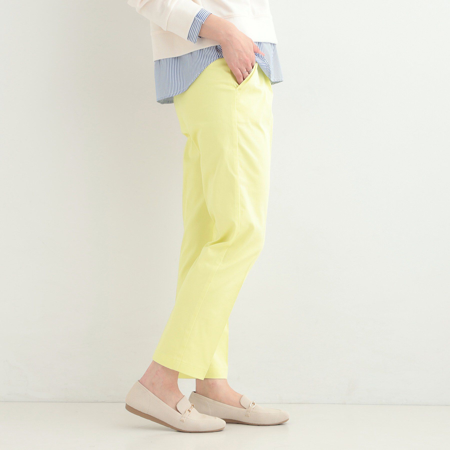 SHOO･LA･RUE「【洗濯機可/SS-LL/美脚シルエット】脚を真っ直ぐに見せてくれる スティックパンツ」|その他|