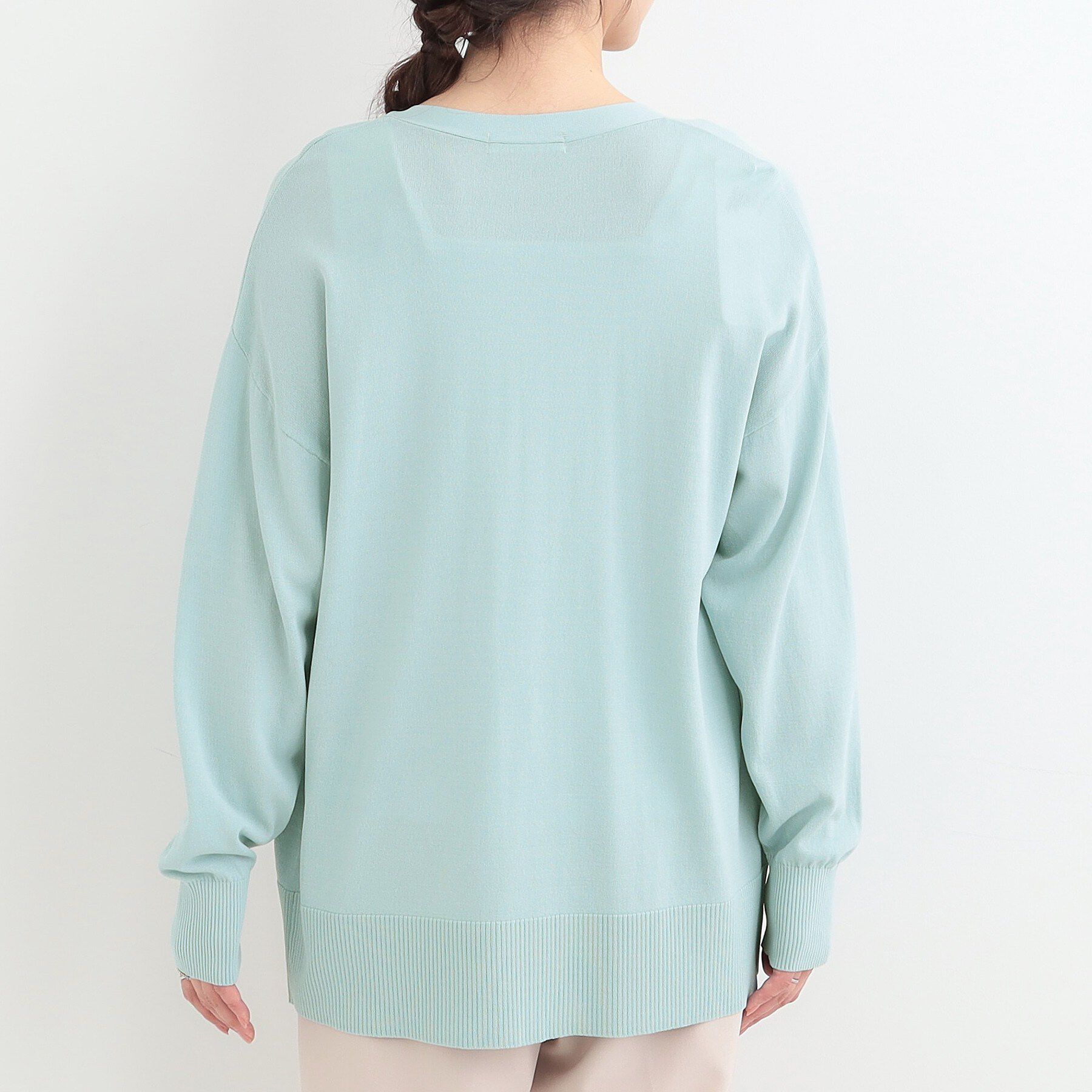 SHOO･LA･RUE「【洗濯機可/ひんやり/UV】さらっとしたタッチが心地よい 体型カバーも叶う　ロングカーディガン」|カーディガン|