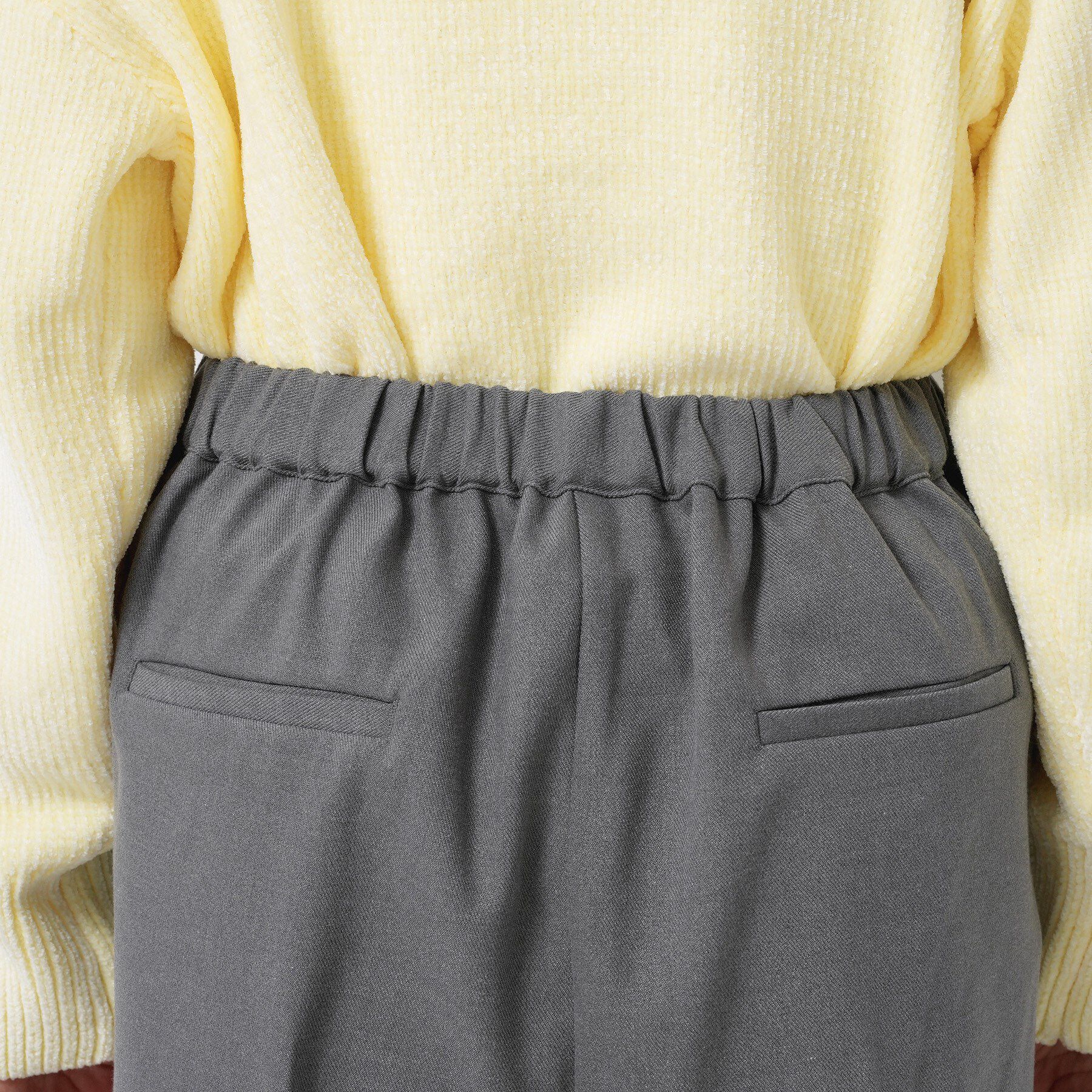 Dessin「【洗える】裏起毛セミワイドツイルパンツ」|その他|