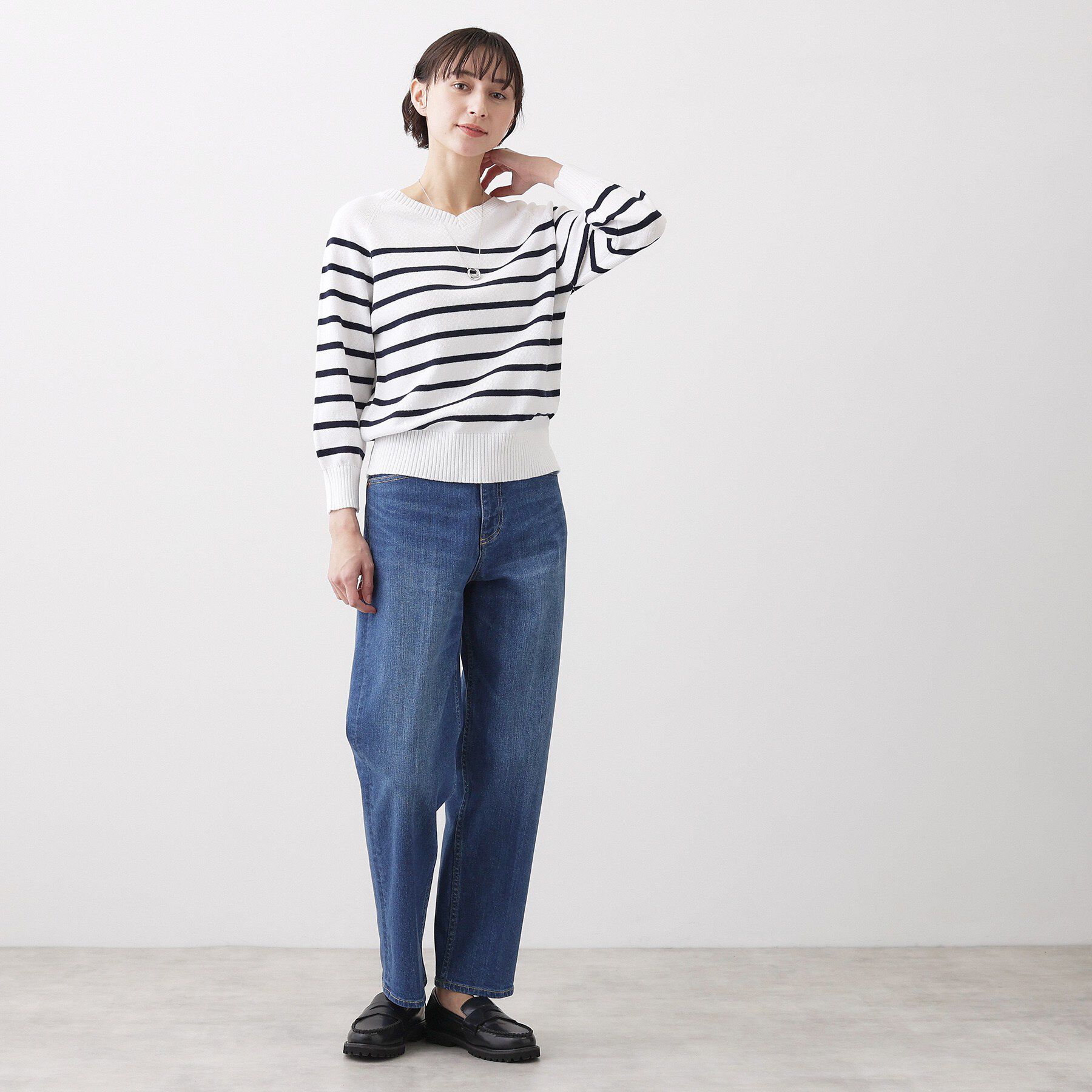 Dessin「【ユニセックス/洗える】テーパードシルエット12OZデニム」|デニム|