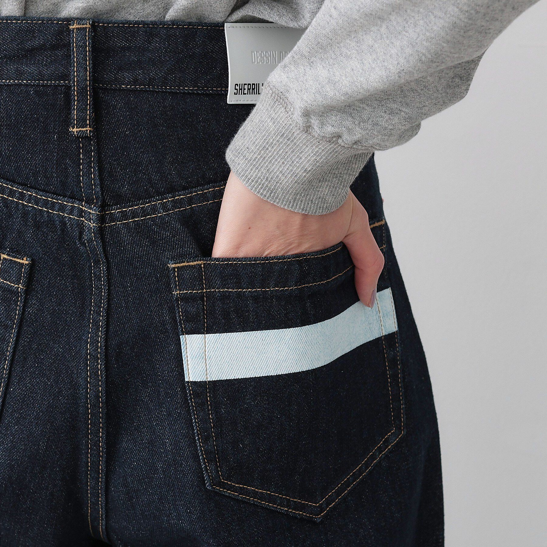 Dessin「【洗える】ワイドカーブシルエット12OZデニム」|その他|