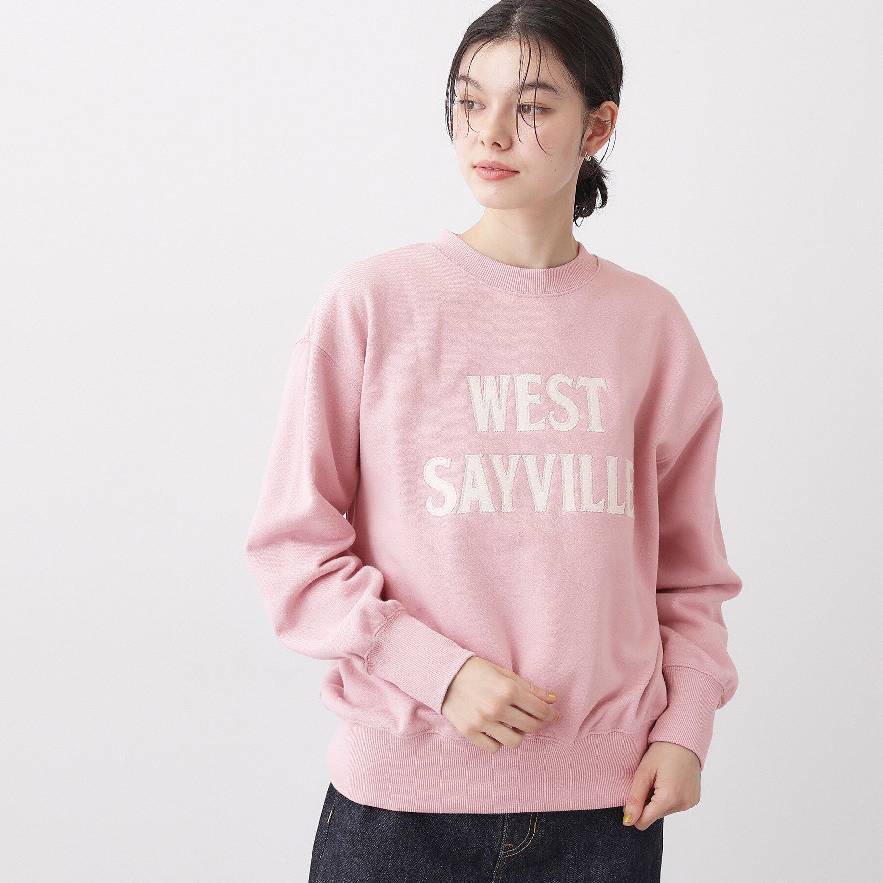 Dessin「【洗える】オーガニックコットン裏毛ロゴスウェット」|パーカー|