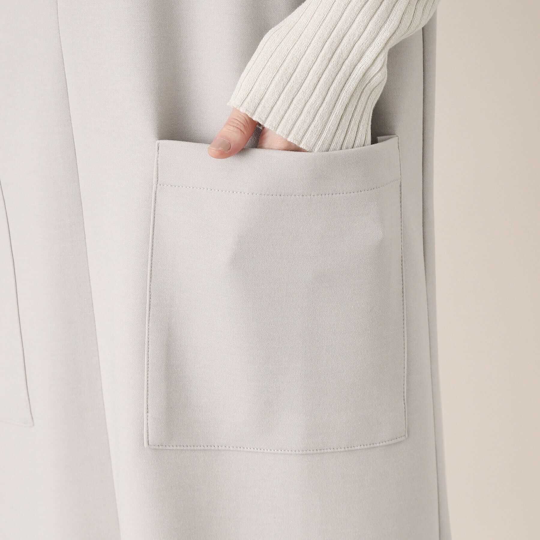 ITS&rsquo;DEMO「【手洗い可】ダンボールジャージージャンスカ」|ワンピース|