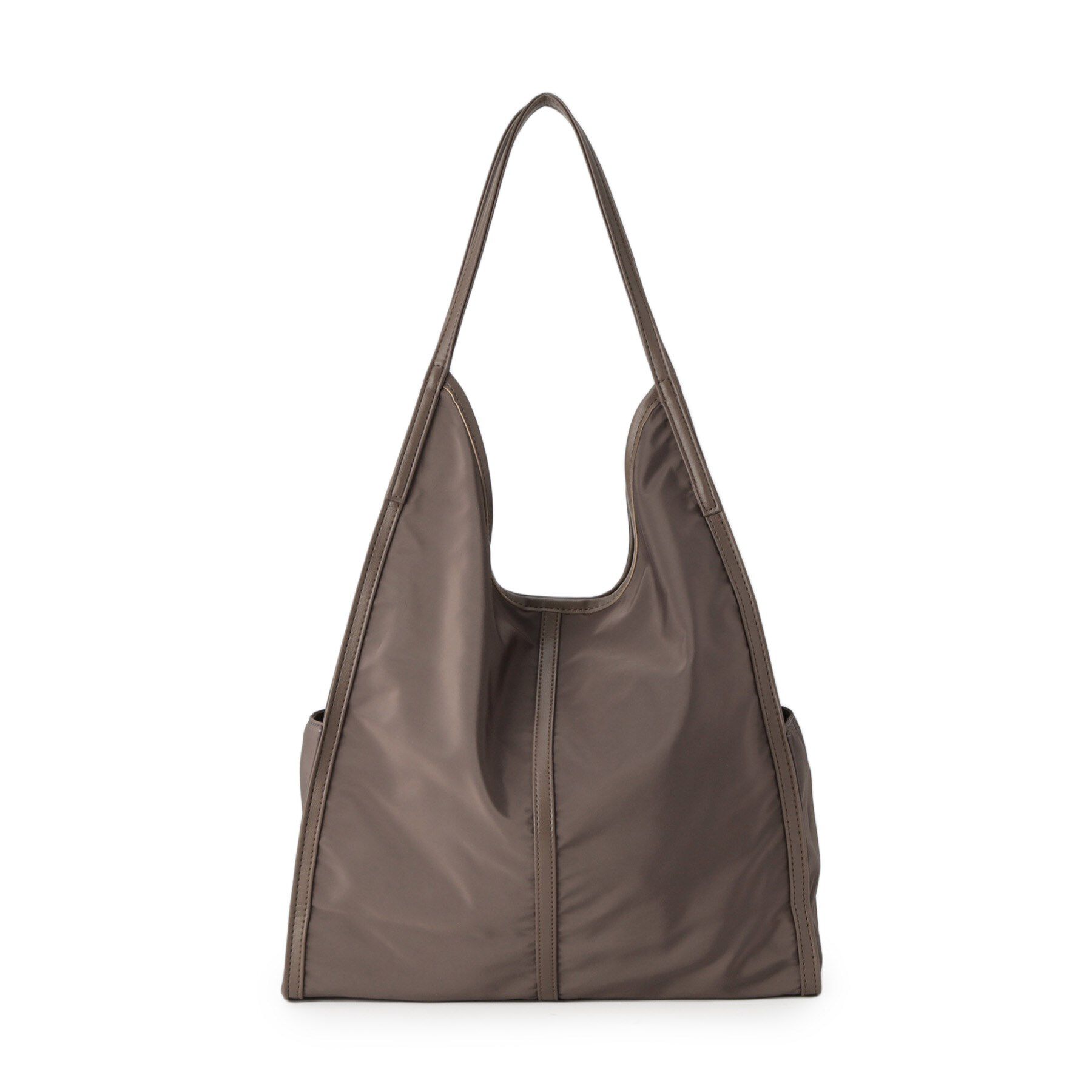 ITS&rsquo;DEMO「【A4対応／9ポケット】合皮パイピング多ポケトート」|トートバッグ|