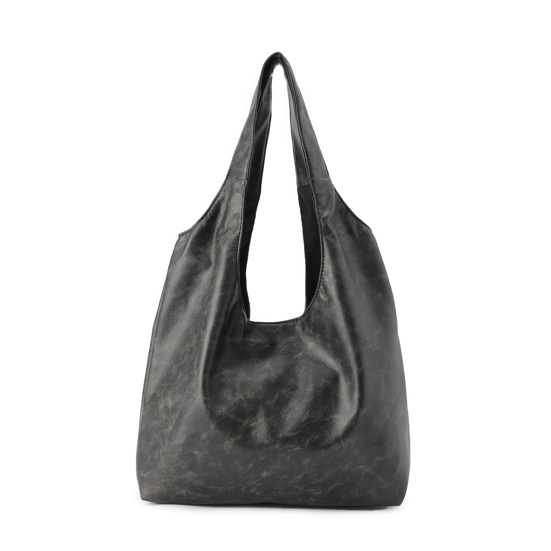 ITS&rsquo;DEMO「【A4対応】ヴィンテージ合皮ラウンドトート」|トートバッグ|