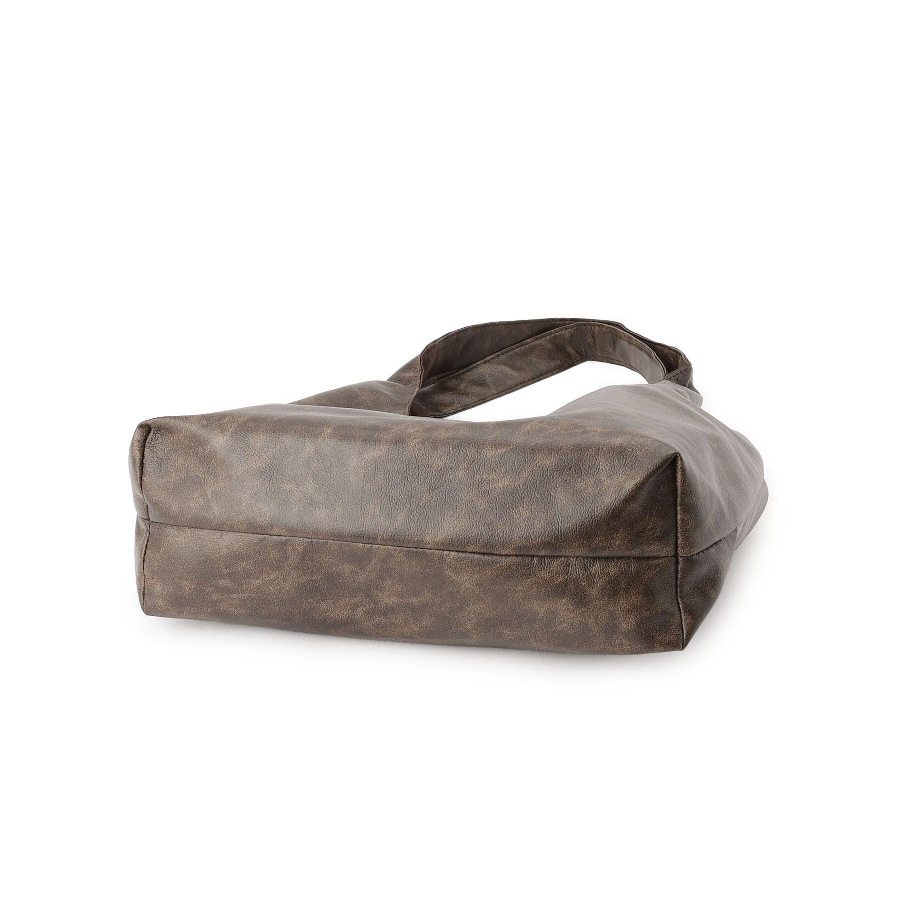 ITS&rsquo;DEMO「【A4対応】ヴィンテージ合皮ラウンドトート」|トートバッグ|