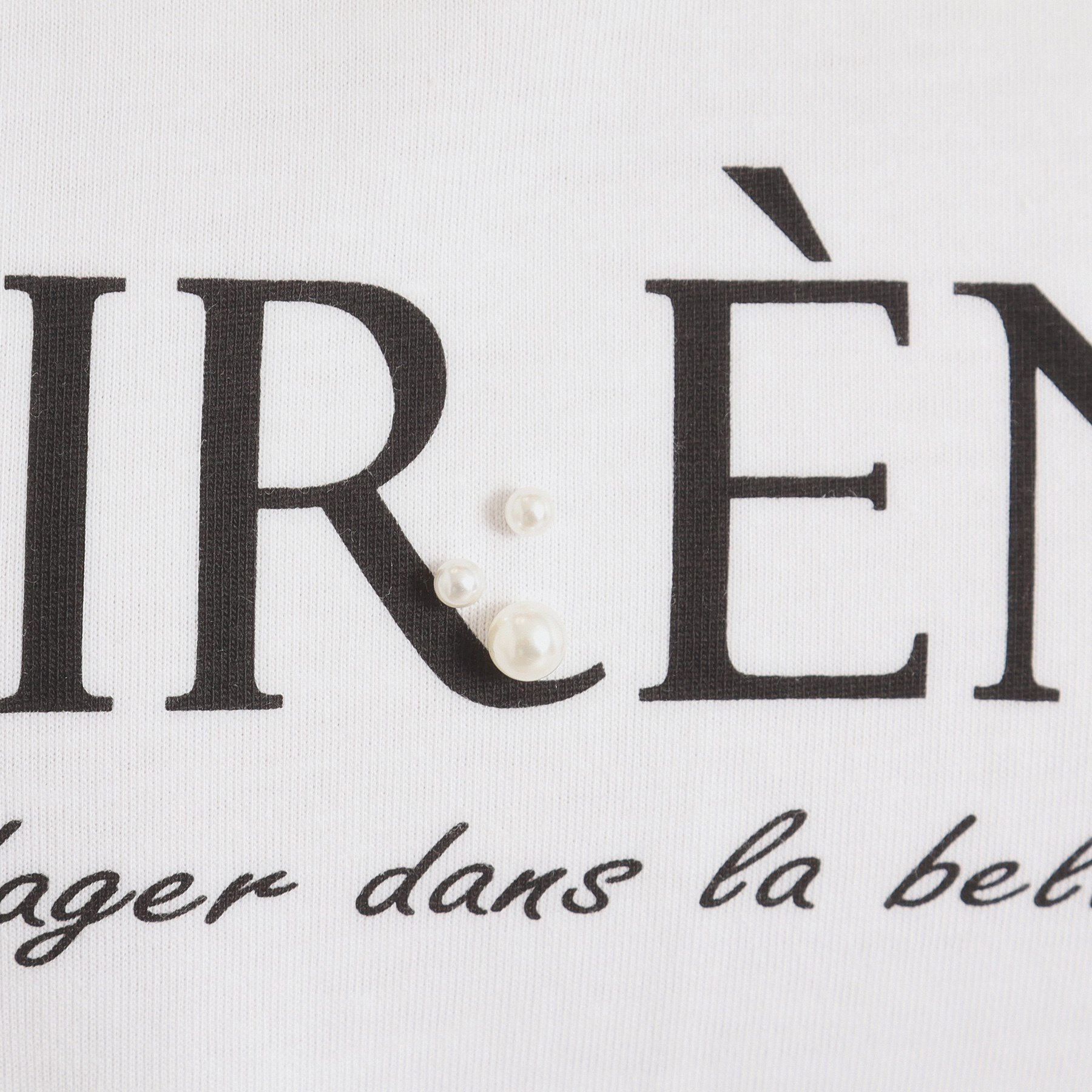 ITS&rsquo;DEMO「【手洗い可】パール調ロゴTシャツ」|Tシャツ・カットソー|