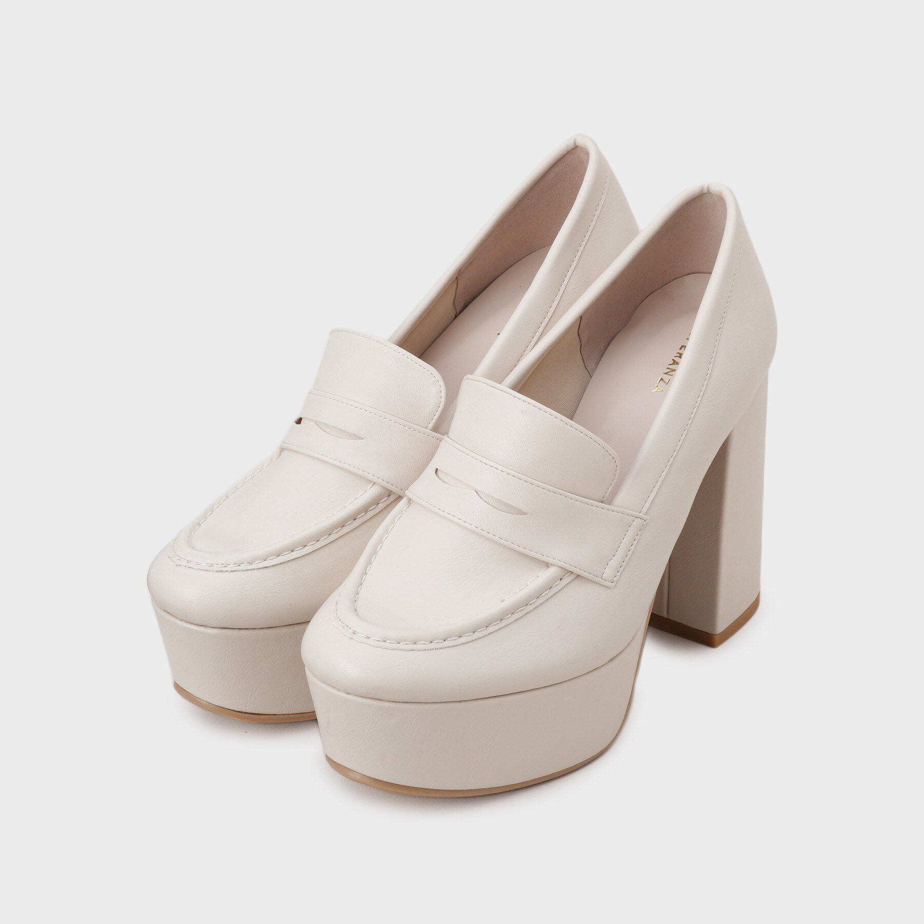 ESPERANZA「【ラク盛り/ローファー】リピーター続出／脚長美脚 厚底ローファー」|パンプス|