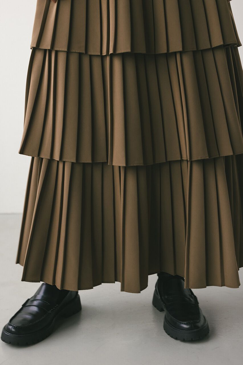 STYLEMIXER「ティアードプリーツスカート」|スカート|