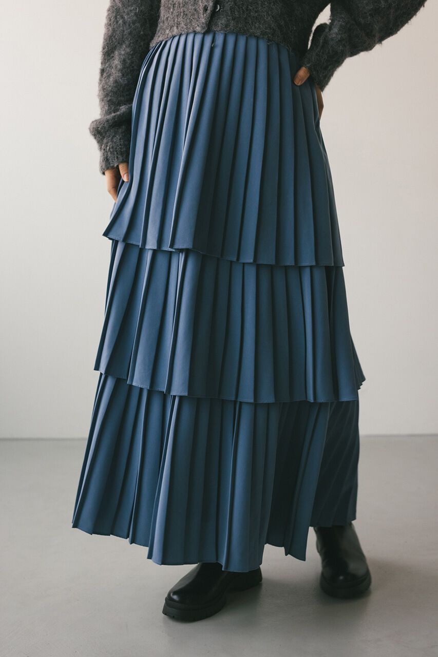 STYLEMIXER「ティアードプリーツスカート」|スカート|