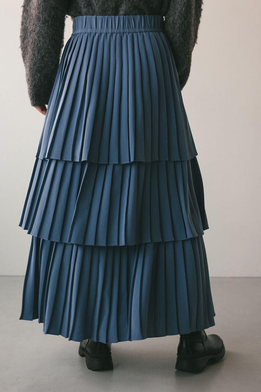 STYLEMIXER「ティアードプリーツスカート」|スカート|