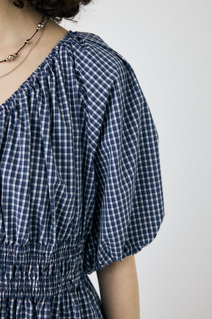 MOUSSY「WAIST GATHER ロングドレス」|ワンピース|