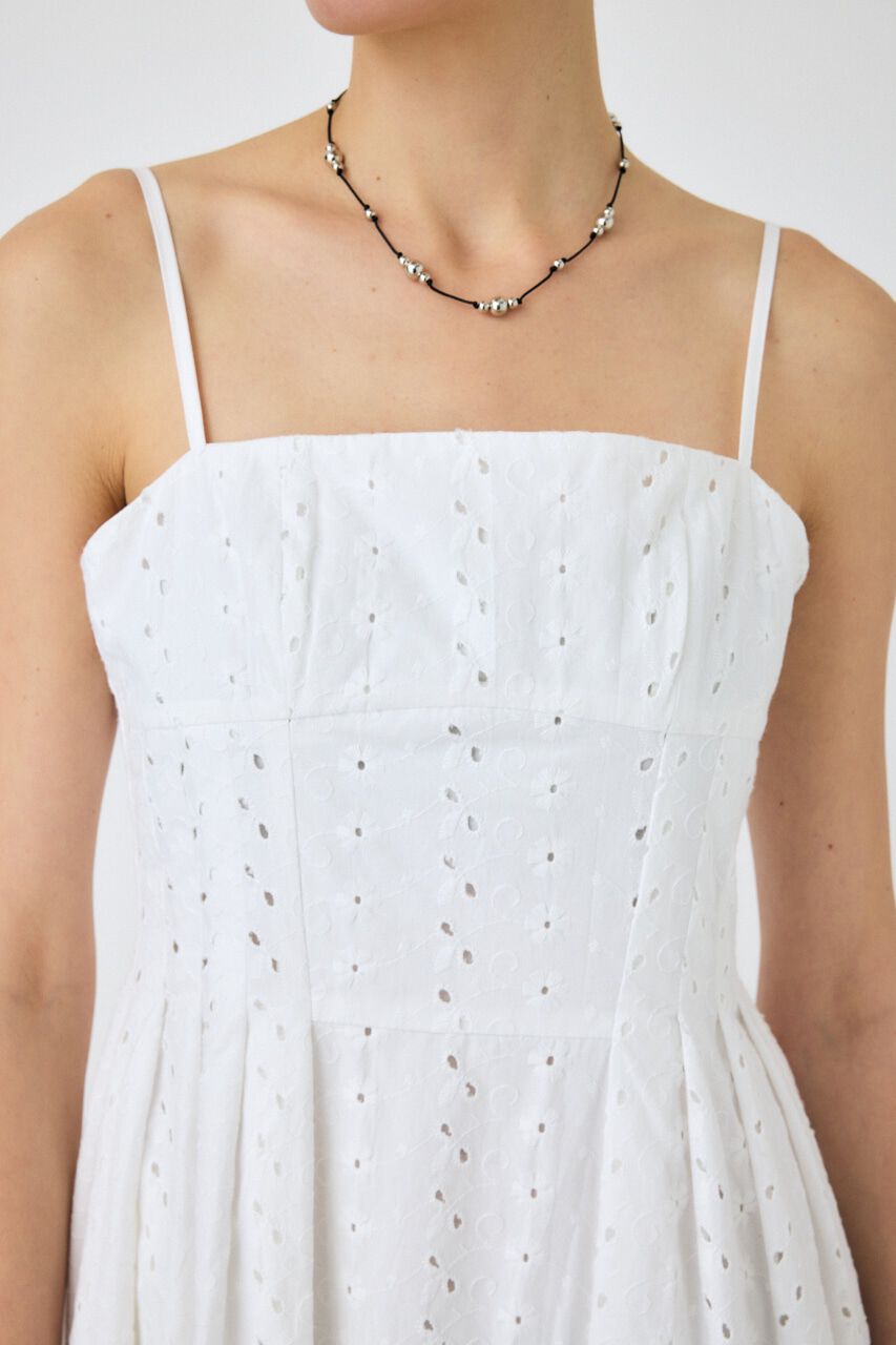 MOUSSY「EYELET LACE ドレス」|ワンピース|
