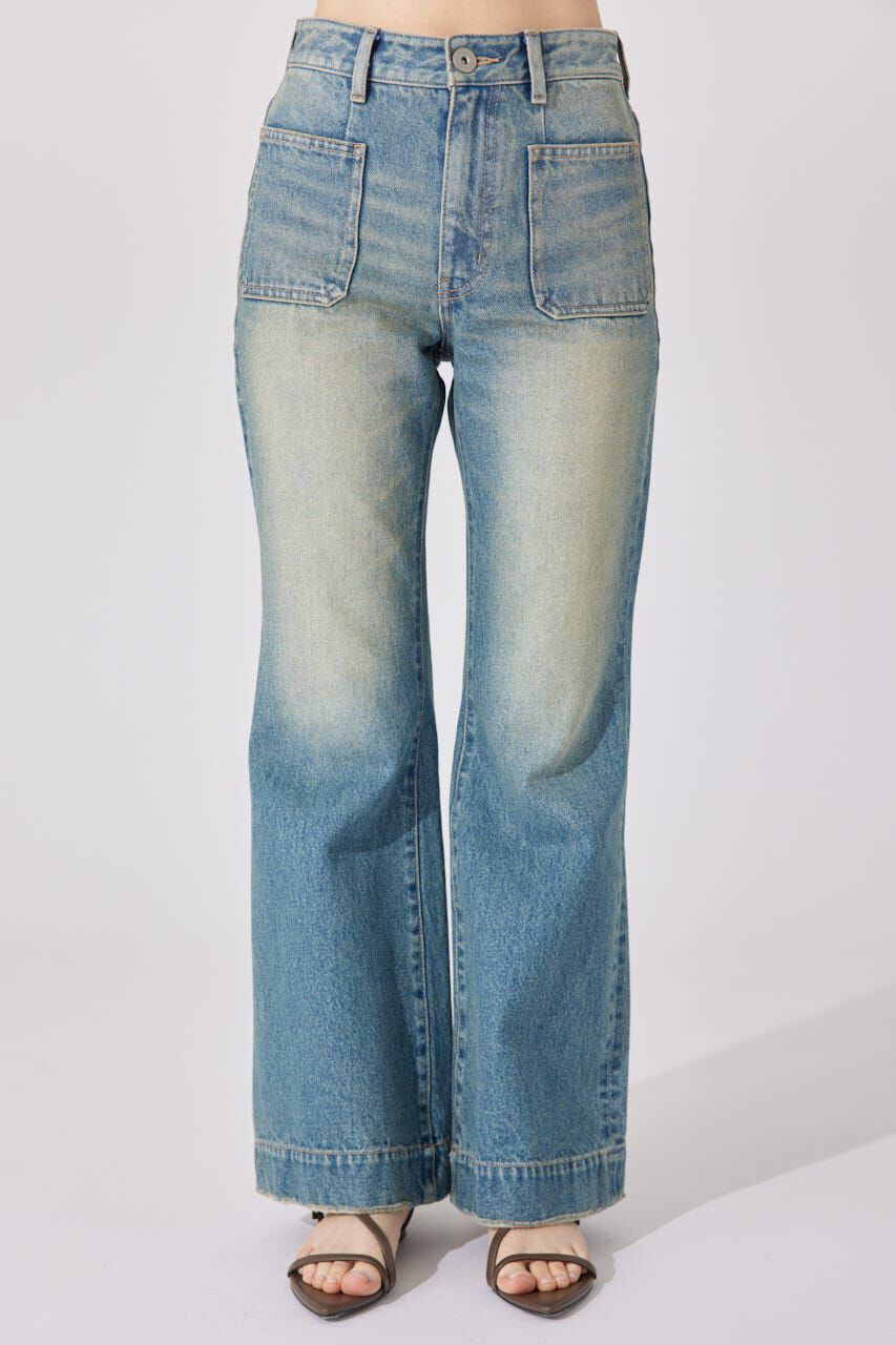 rienda「ブーツカットデニムパンツ」|デニム|