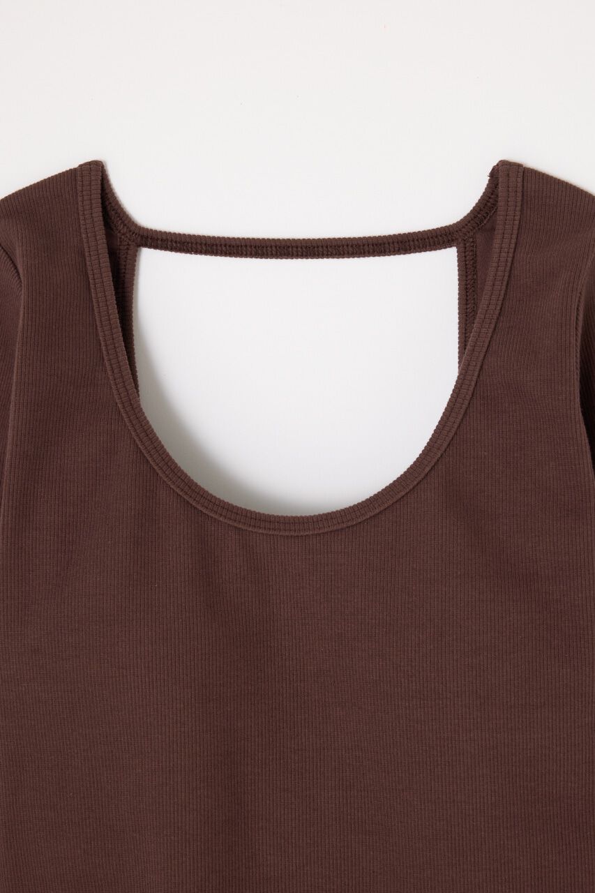 SLY「PAD IN BACK OPEN L／S トップス」|Tシャツ・カットソー|