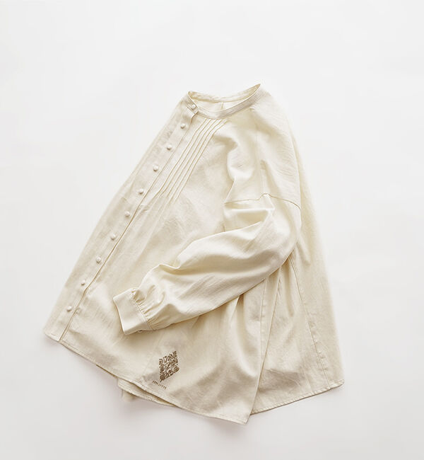 オオカミとフクロウ「オオカミと真夜中のティータイム」|シャツ・ブラウス|アイボリー